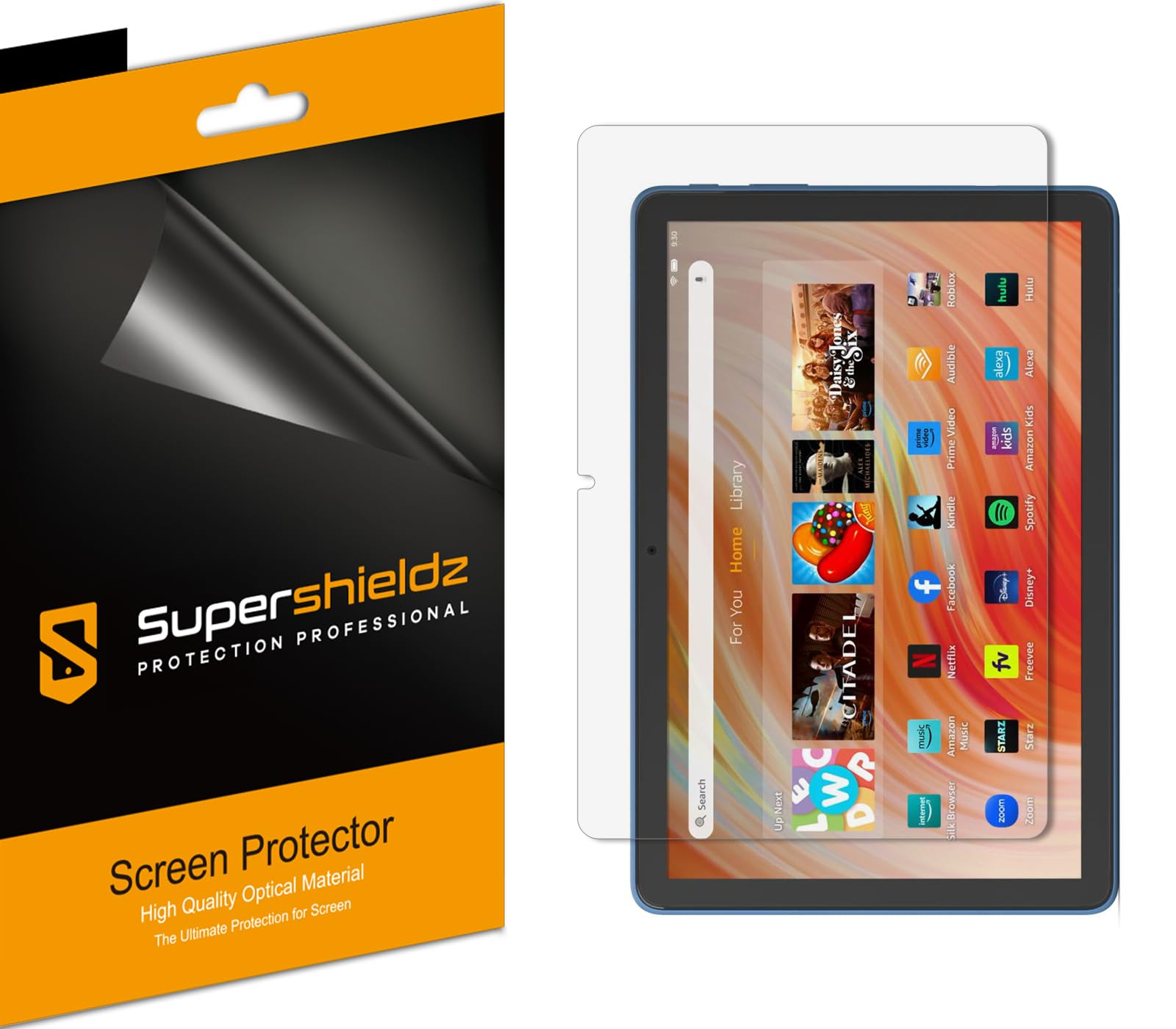 Supershieldz (3 Pack) Designed For All New Fire Hd 10 / Fire Hd 10 Plus Tablet 10.1 Inch (11Th/13Th Generation, 2021/2023 Releas