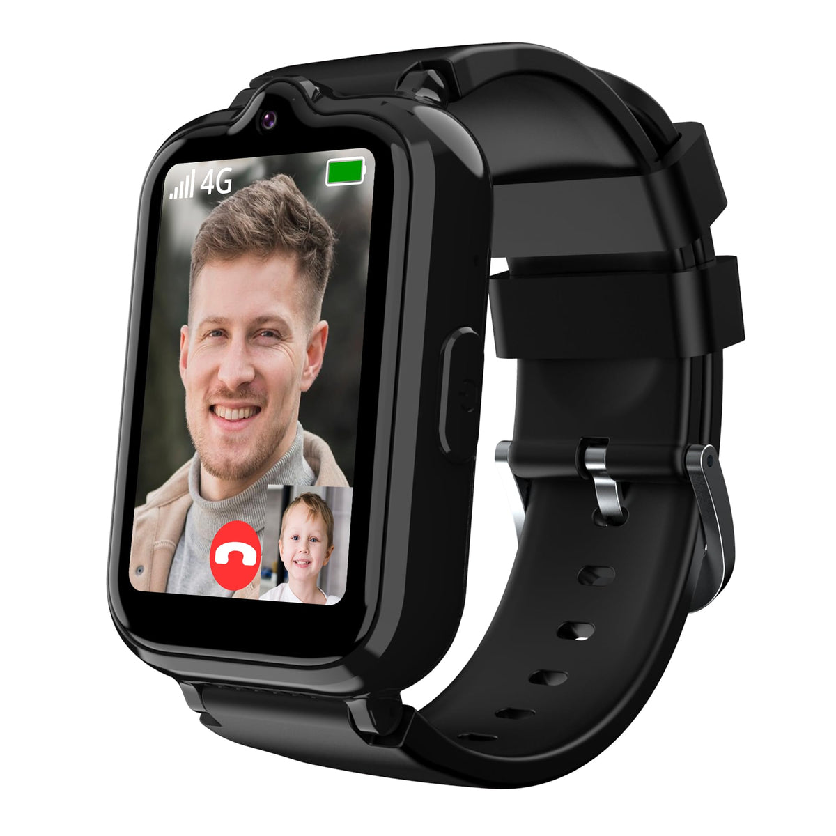 4G Kids Smart Watch Boys With Gps Tracker, Kids Cell Phone Watch With Video & Voice Calling Texting Alarm Sos Calculator Pedomet