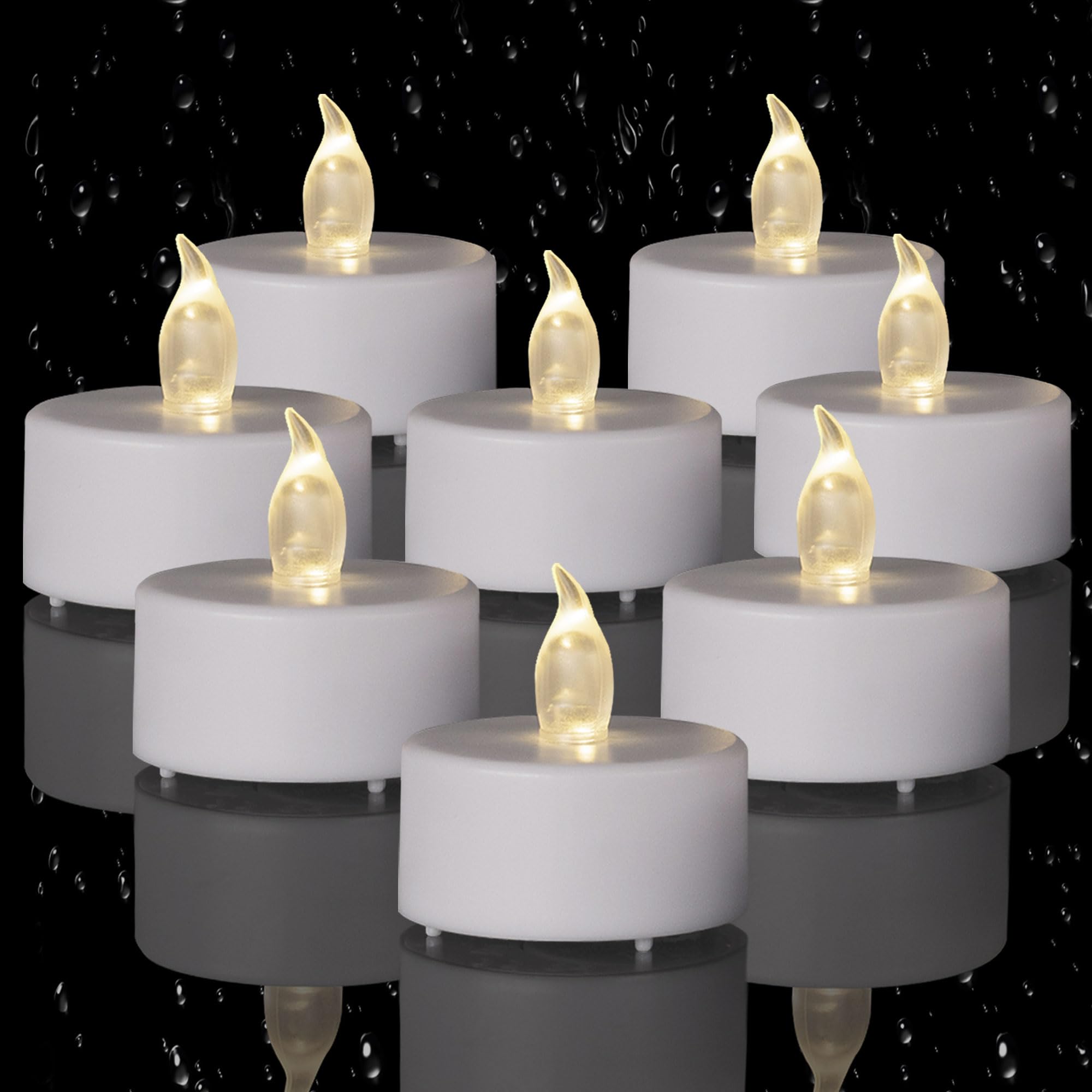 LED Battery Tea Light Candle - 150 Pack Flameless Candles Realistic and Bright Flickering Tealight Long Lasting 200 Hours for Ho
