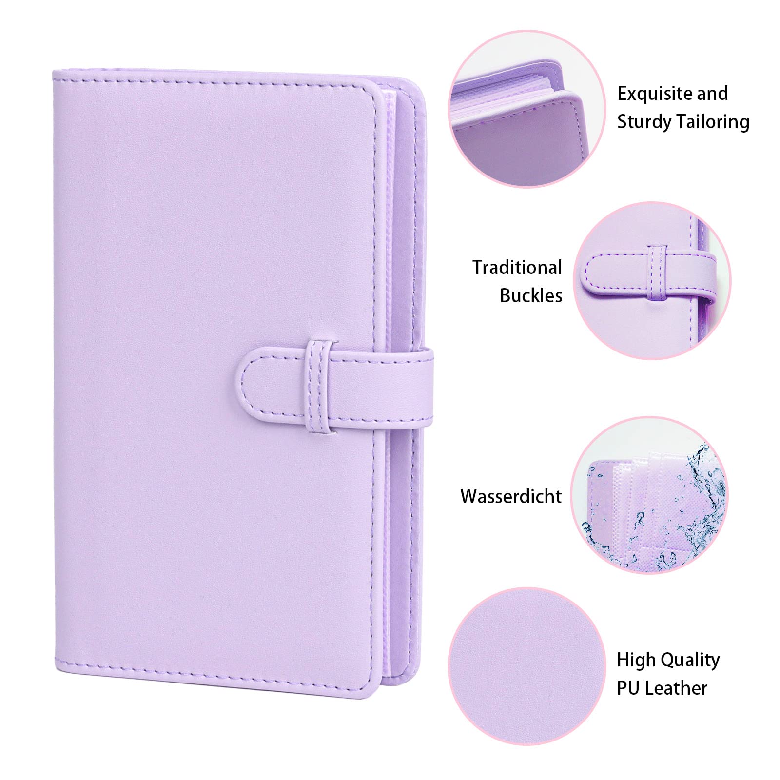 Easy Hood 108 Pockets Photo Album, Mini Photo Album For 3 Inch Film, Photo Holder Book For Fujifilm Instax Mini 12/Evo/11/40/90/