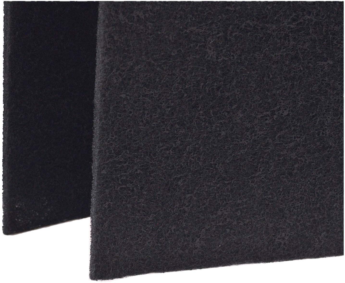 Breathe Naturally Universal 8X48 Cut To Fit Activated Carbon Filter (4 Pack) Charcoal Air Filter Sheet For Air Purifiers