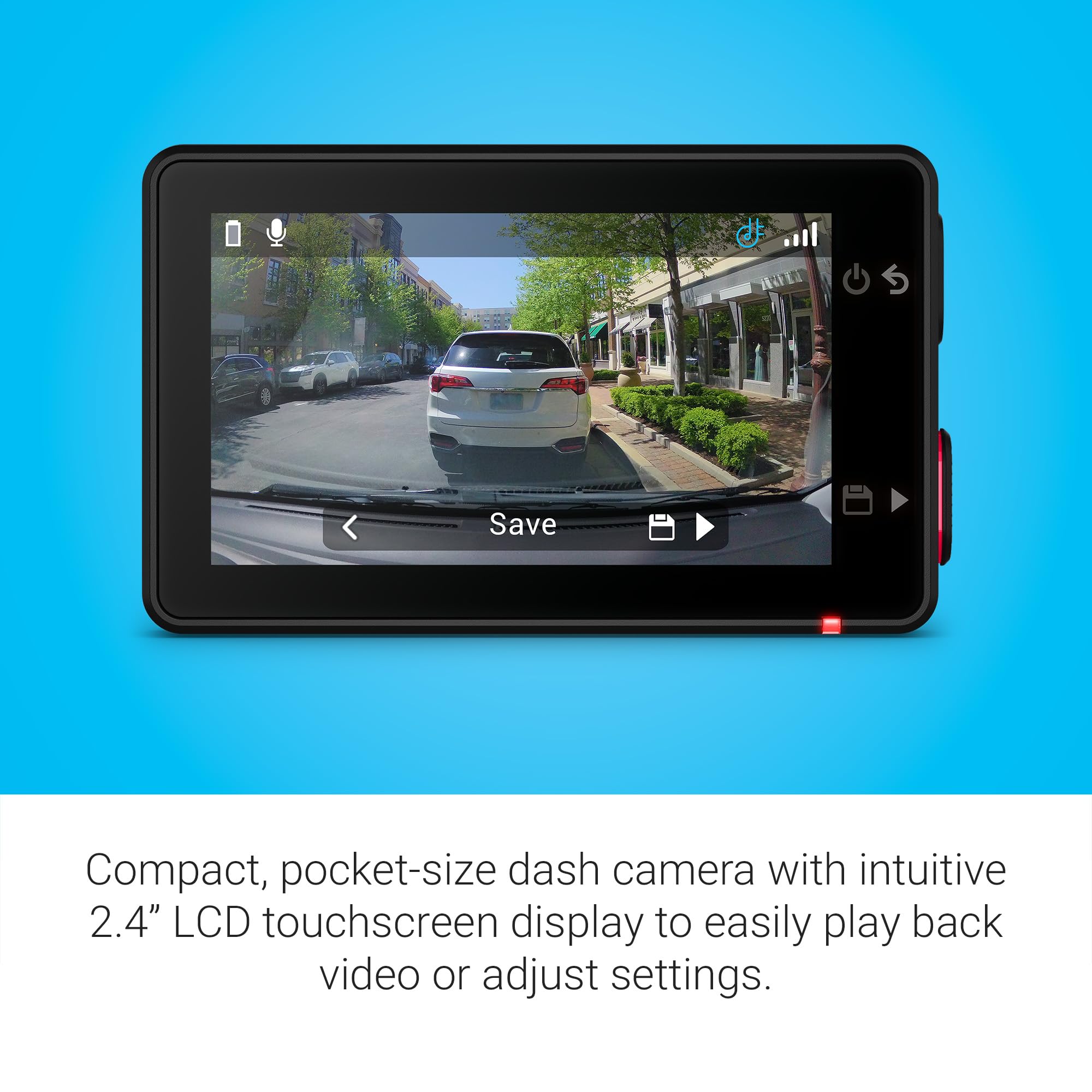Garmin Dash Cam X310, Compact 4K Ultra Hd Touchscreen Dash Cam With A 140 Degree Field Of View, Built In Clarity Polarizer, Voic