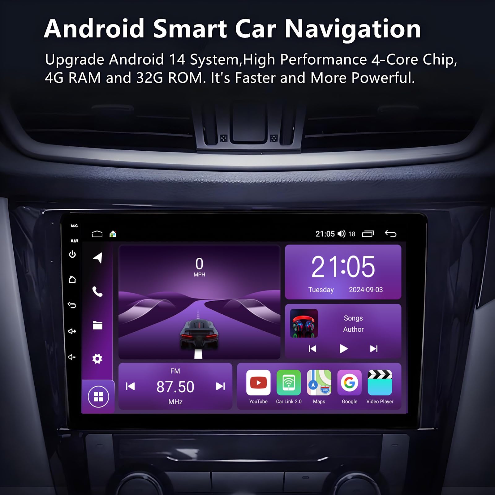 TOWILLTO 9 Inch Touchscreen Car Stereo for Dodge Ram 1500 2500 3500, Wireless CarPlay & Android Auto, Manual AC, 4G+32G GPS