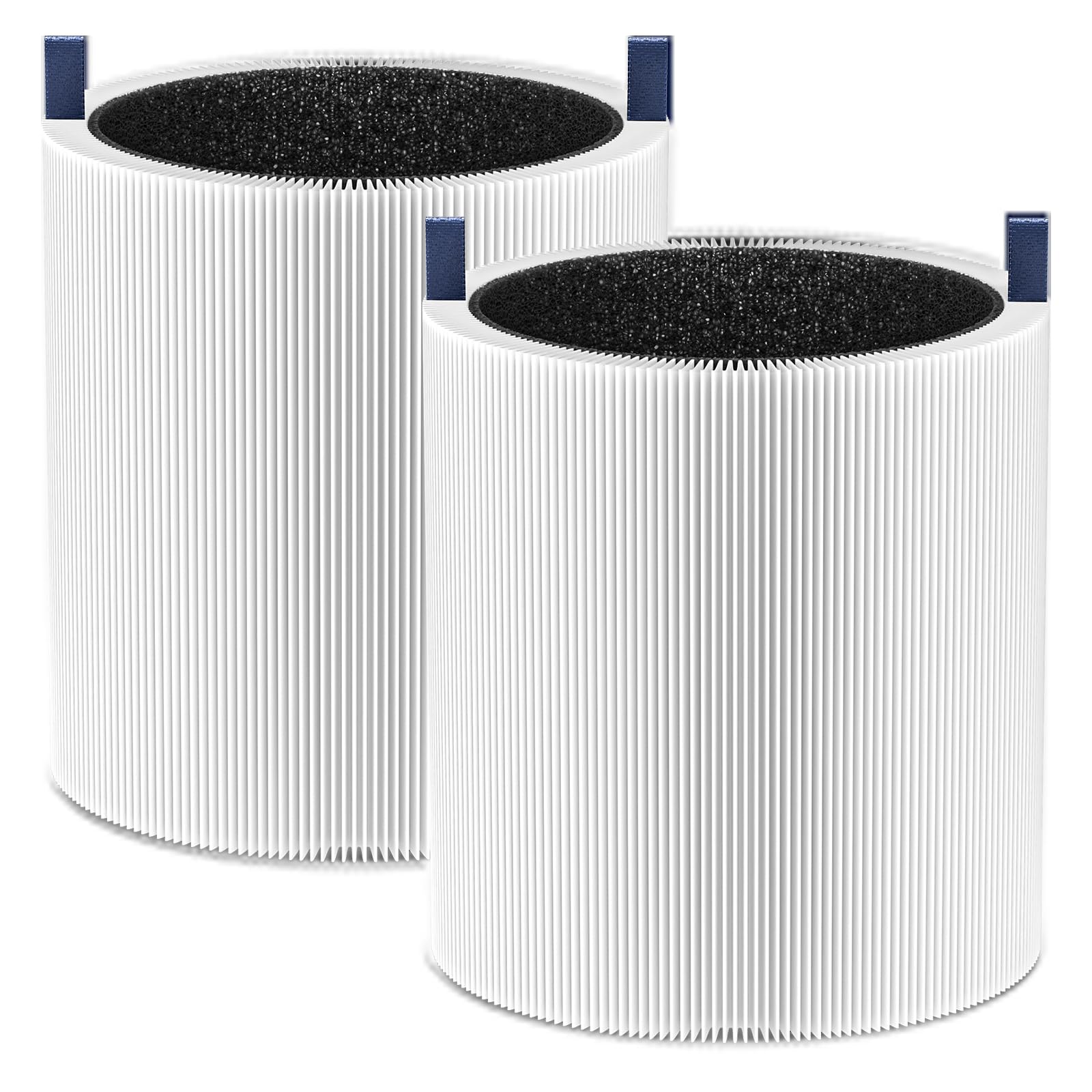 Blue Pure 511 Replacement Filter Compatible With Blueair Blue Pure 511 Air Purifier, 2 In 1 H13 True Hepa Particle Filter And Ac