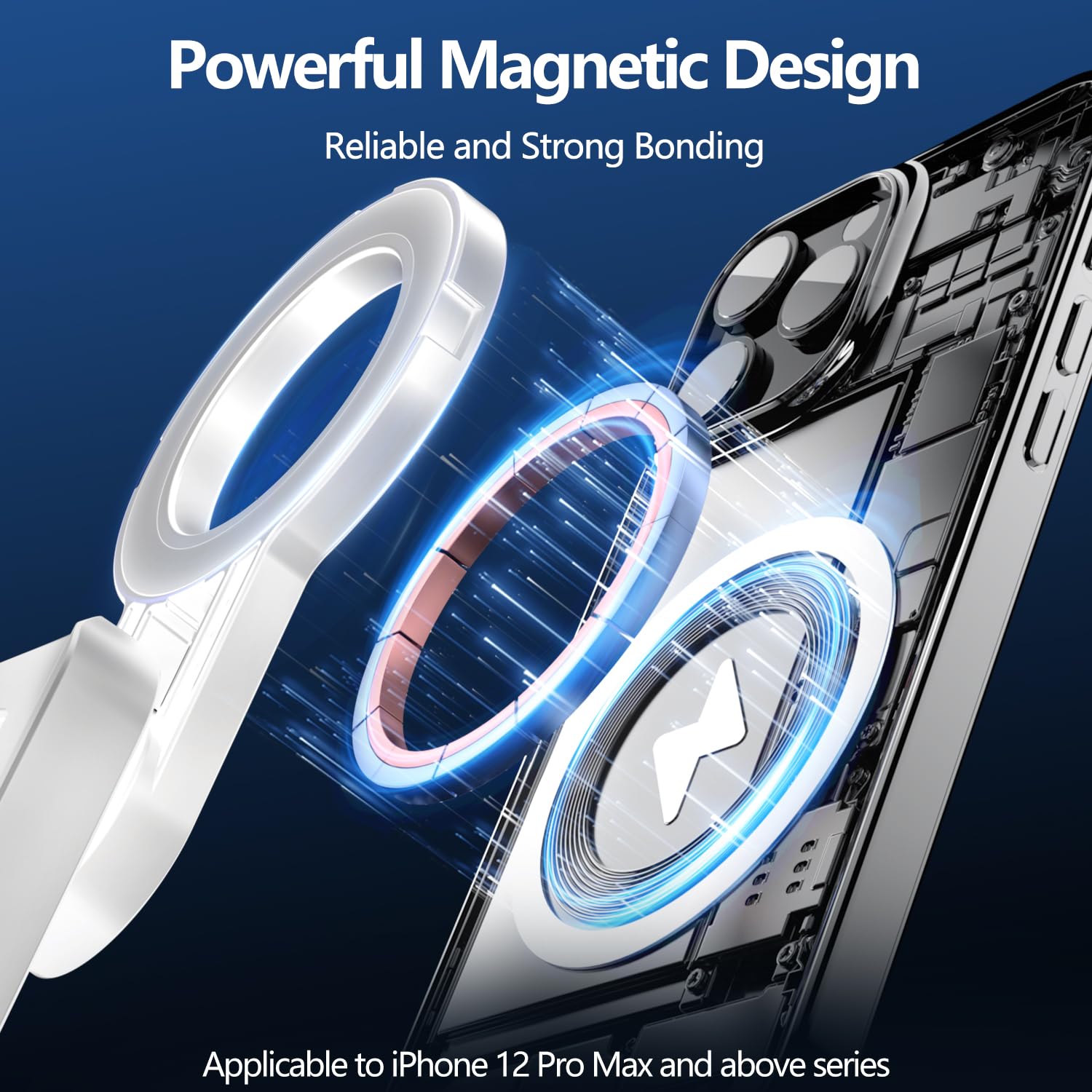 Yayusi Magnetic Compact Mini Phone Selfie Stick, Small Portable Pocket Tripod For Iphone/Android, Magnetic Chuck & Clip 2 In 1,