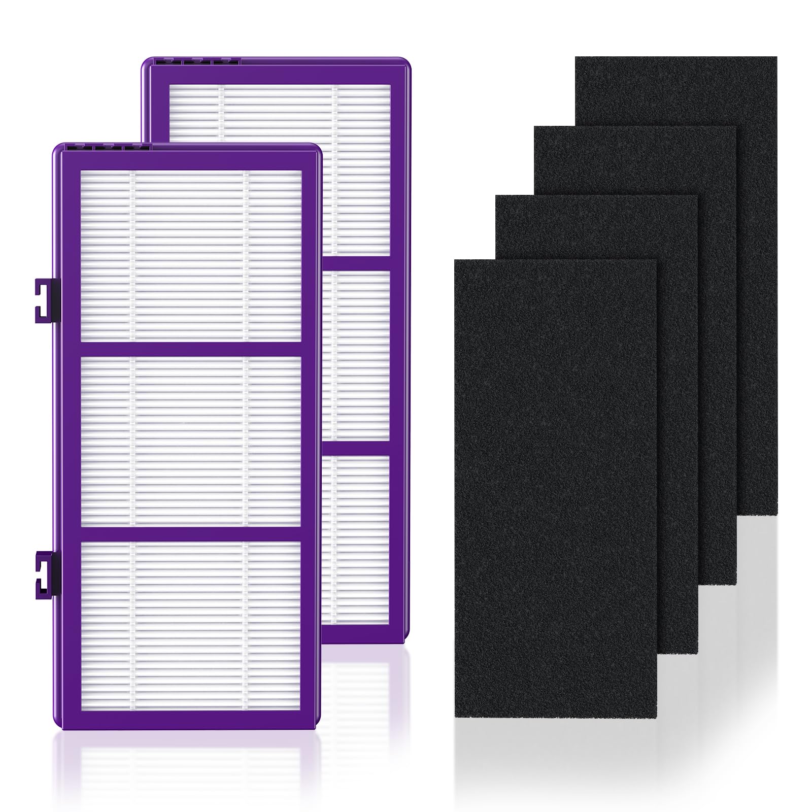 Isinlive Hapf300Ap Performance Plus Replacement Filter For Holmes Aer1 Hapf300Ap U4 Air Cleaner, 2 True Hepa+ 4 Carbon Pre Filte