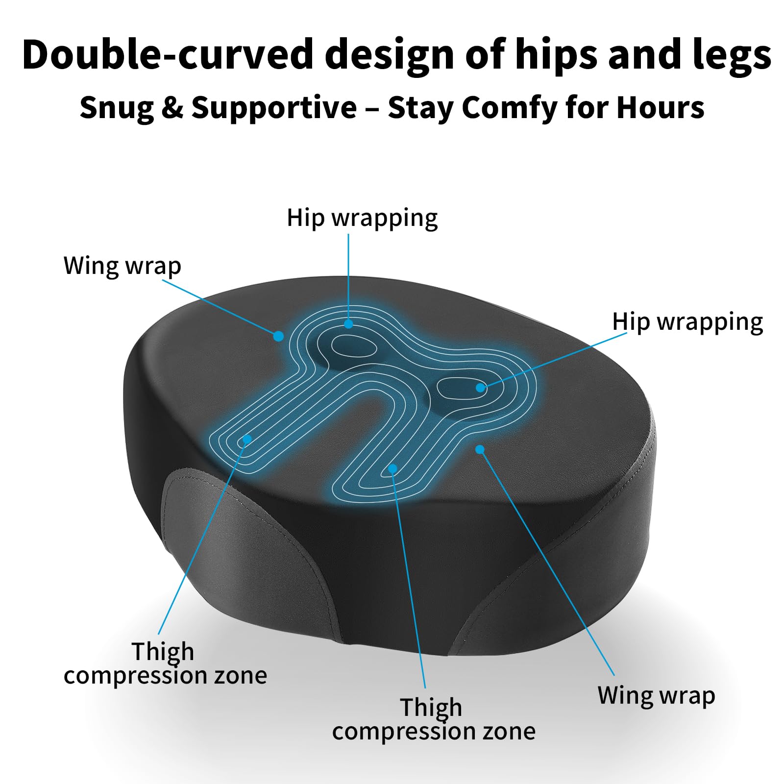 Augioth Drum Throne Features Hydraulic Height Adjustment And A Premium 5-Inch Thick Ergonomic Seat Cushion. Its Upgraded Triangu