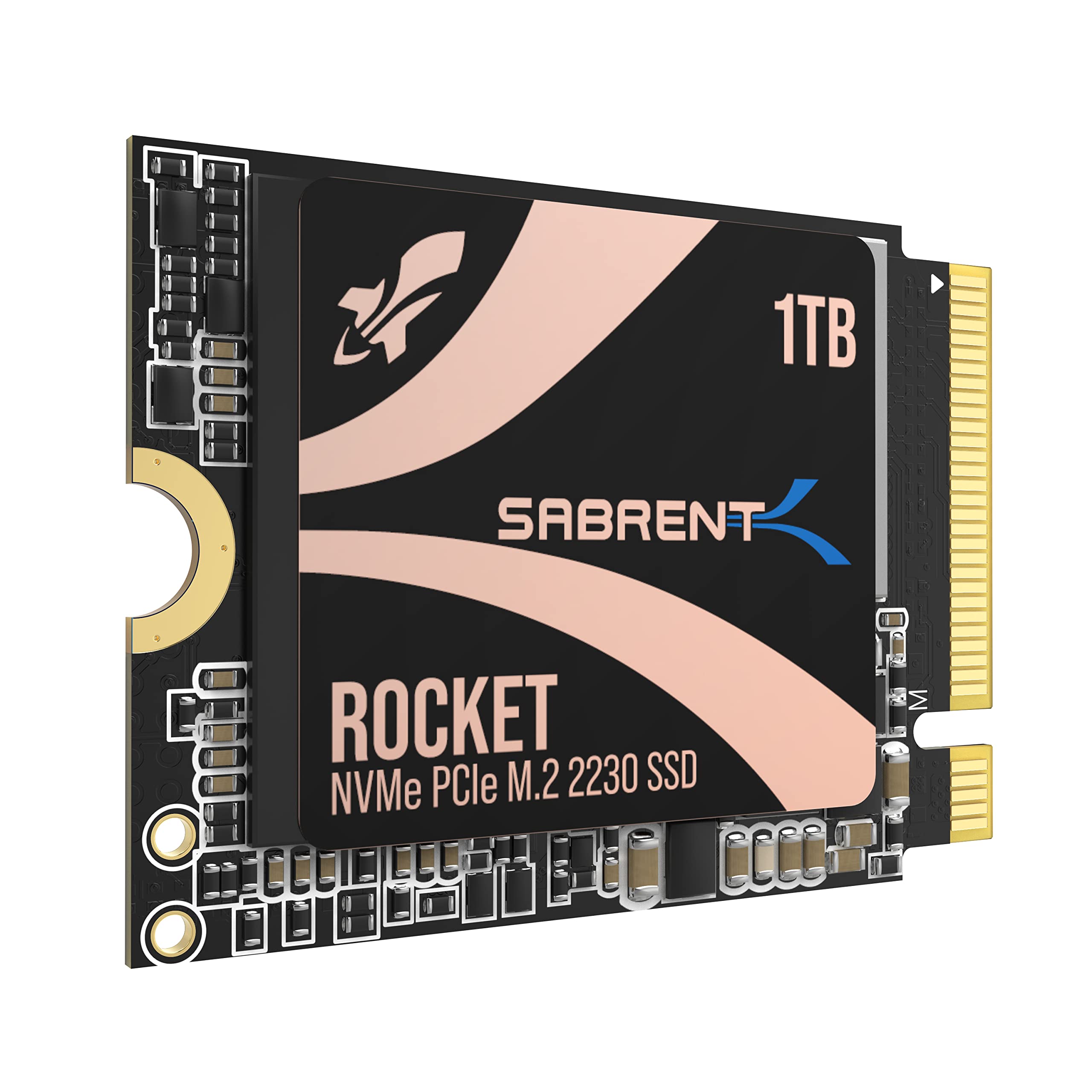 SABRENT Rocket 2230 1TB NVMe SSD - PCIe Gen4 M.2 2230 Internal SSD for Steam Deck, Surface Pro, Ultrabook, HTPC - DRAM-Less with