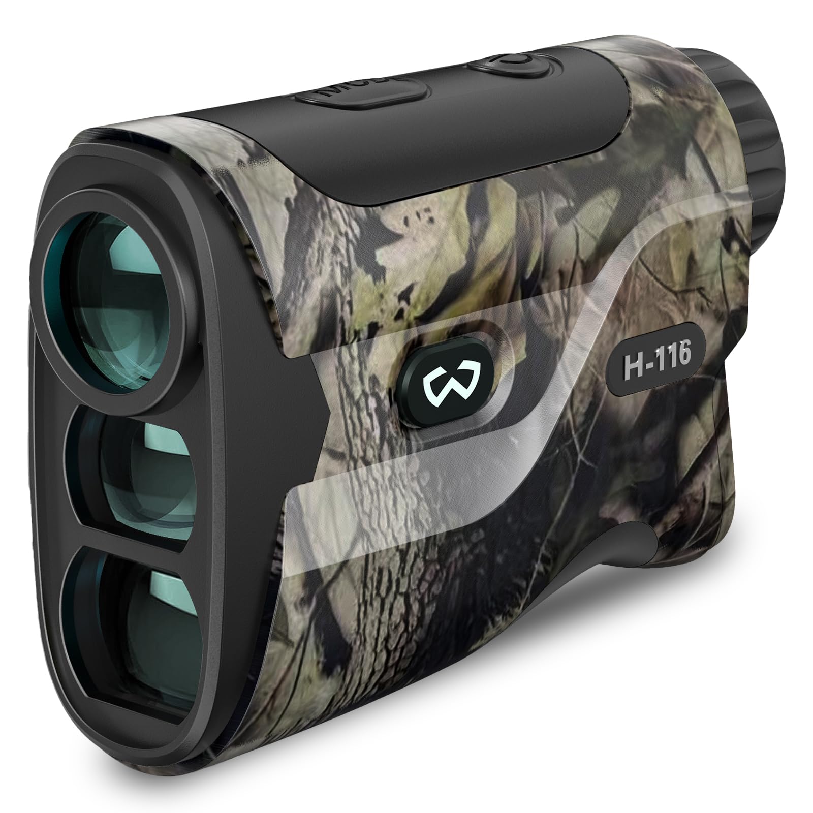WOSPORTS Hunting Rangefinder, 1200-Yard Range Finder for Hunter with Distance/Angle/Speed/Scan Multi Functional, 6X Magnificatio