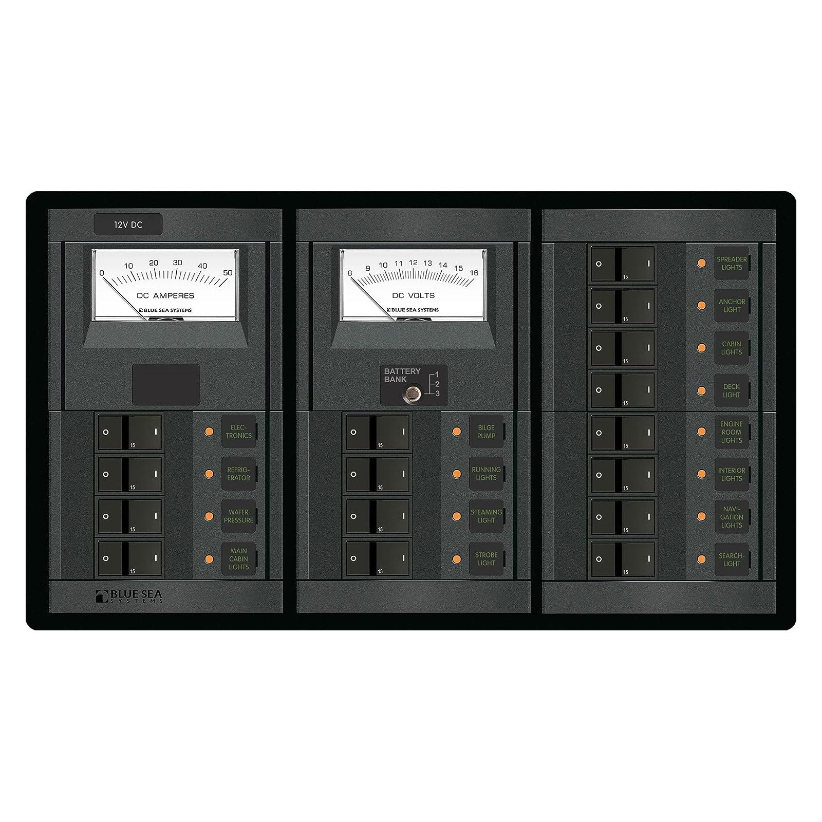 Blue Sea Systems 12 Volt Dc 16 Position