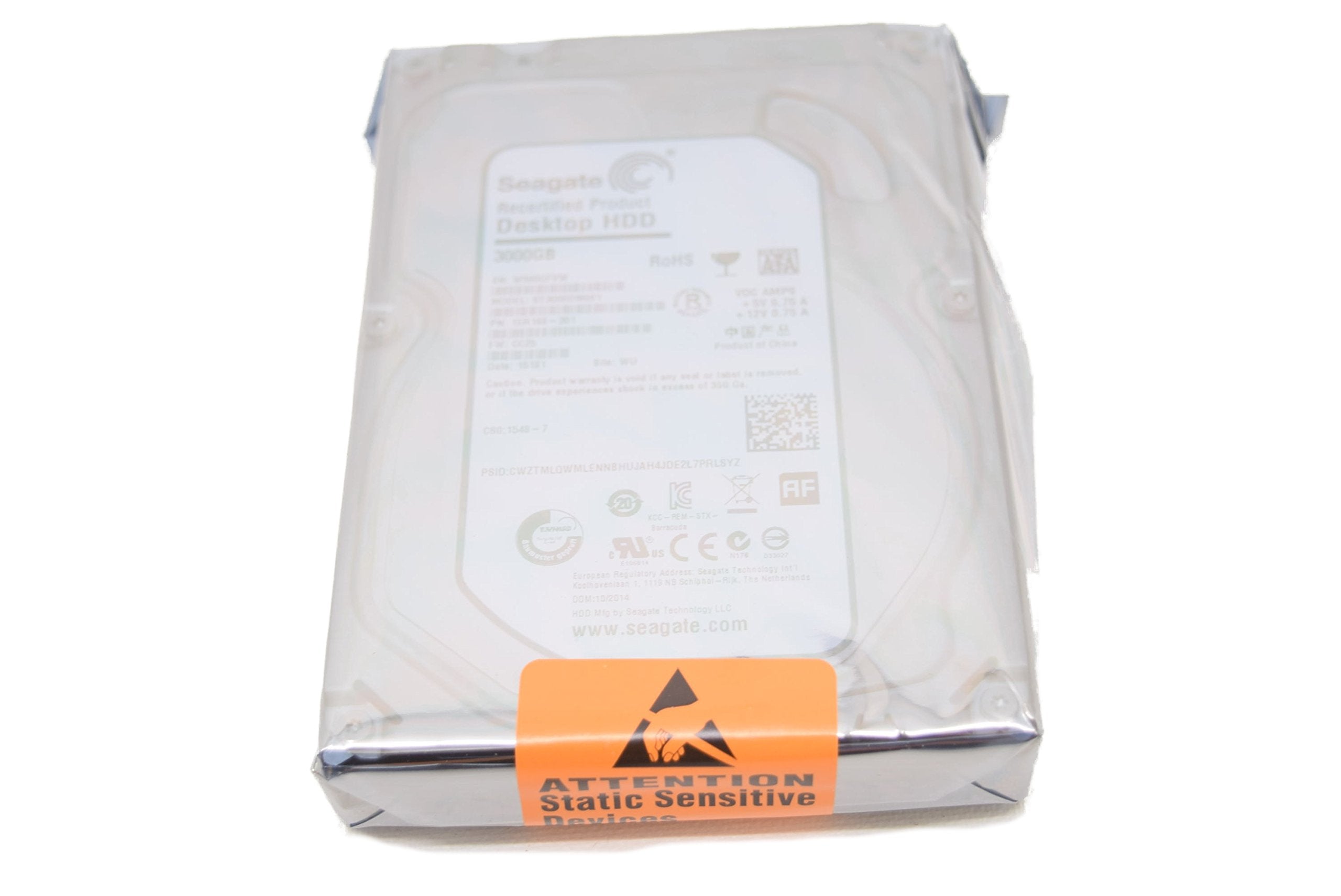 (Old Model) Seagate 3TB Desktop HDD SATA 6Gb/s 64MB Cache 3.5 Inch Internal Bare Drive (ST3000DM001)