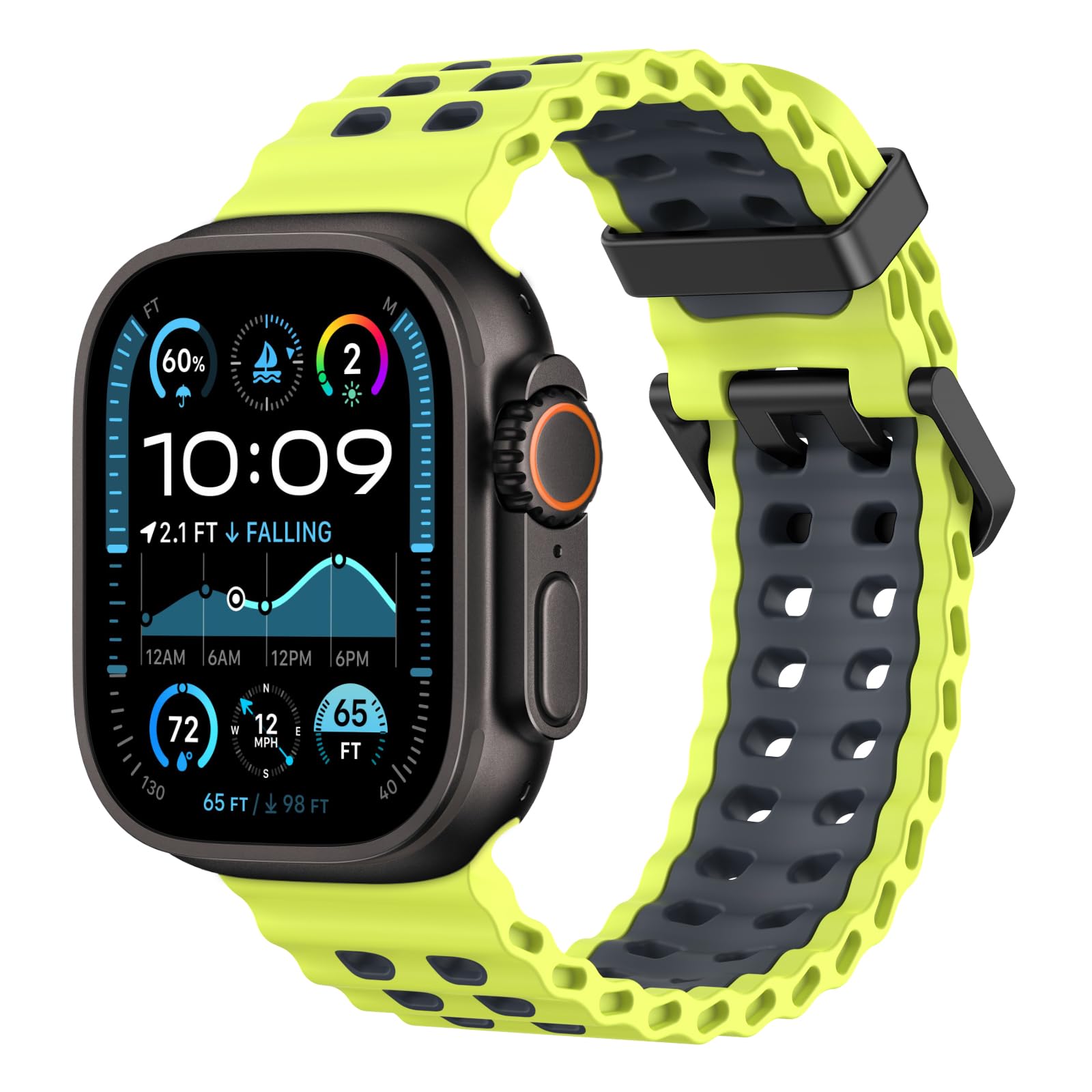 Astorgos Breathable Ocean Band Compatible with Apple Watch Ultra 3/2/1 49mm,S11/10 46mm,9/8/7 45mm,SE3/SE2/SE/6/5/4 44mm,3/2/1 4