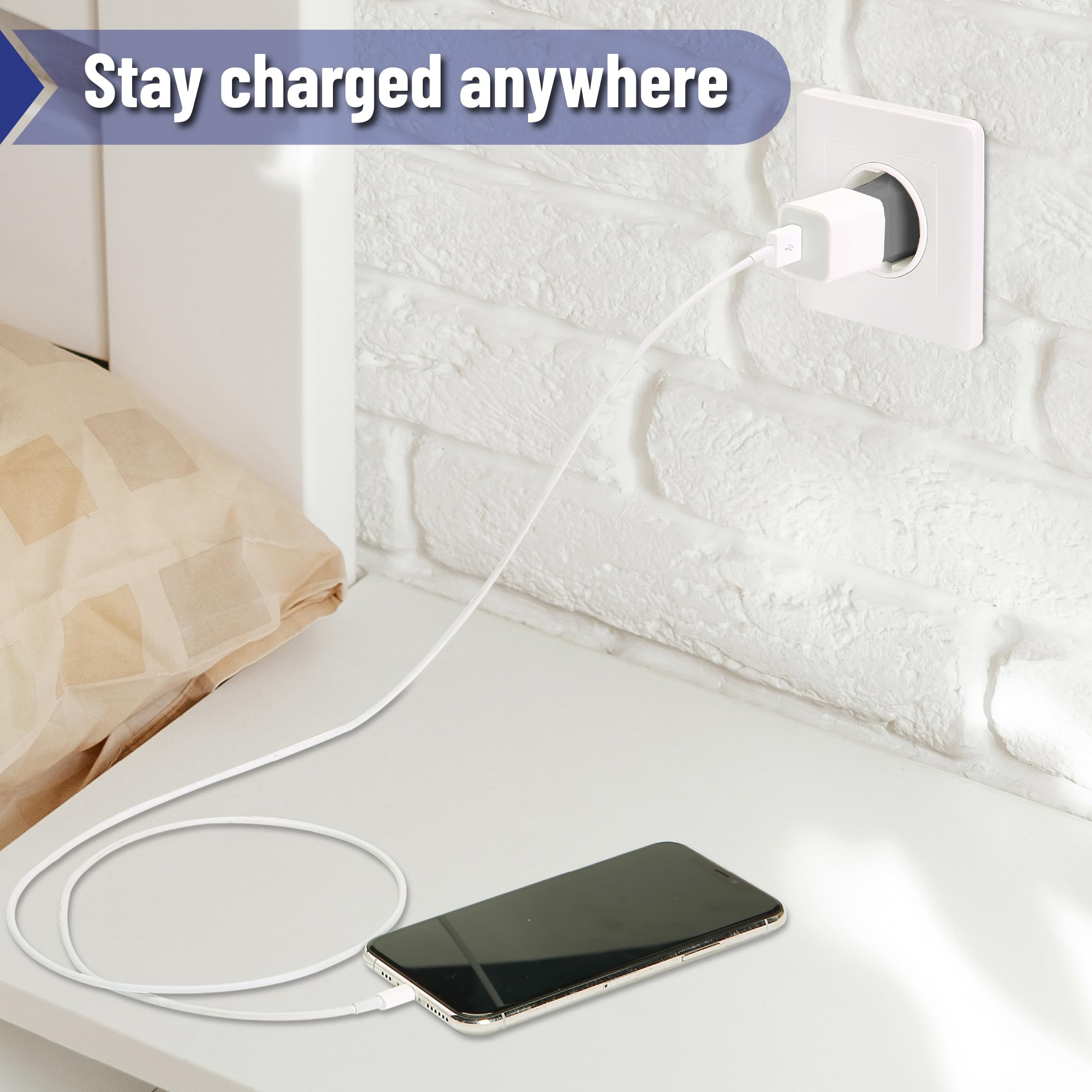 Bates  European Travel Plug Adapter, 3 Pack, Grey, European Plug Adapter, Us To Europe Plug Adapter, Adapter For Europe Plug, Us