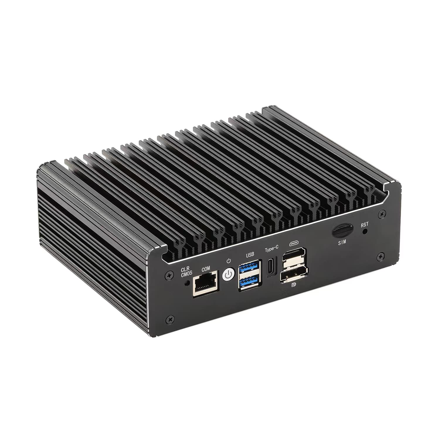 Hunsn Micro Firewall Appliance, Mini Pc, Opnsense, Vpn, Router Pc, Intel Celeron N4505, Rs41, Aes Ni, 4 X 2.5Gbe I225 B3, Console, Type C, Hdmi, Dp, Sim Slot, 4G Ram, 32G Ssd