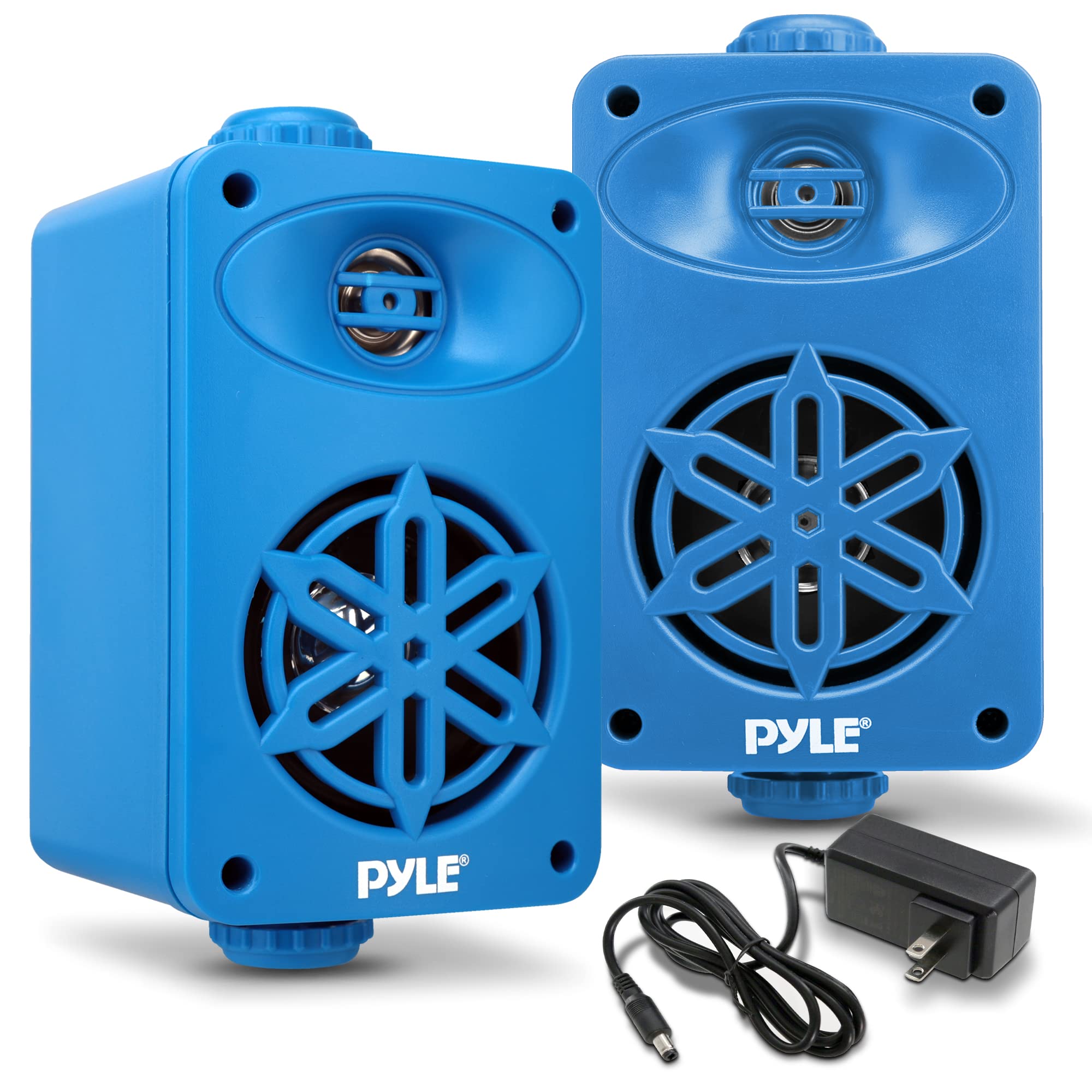 PyleUsa Bluetooth In/outdoor Speakers Pair - 200 Watt Dual Waterproof 3.5 2-Way Full Range System w/ 1/2 High Compliance Polymer