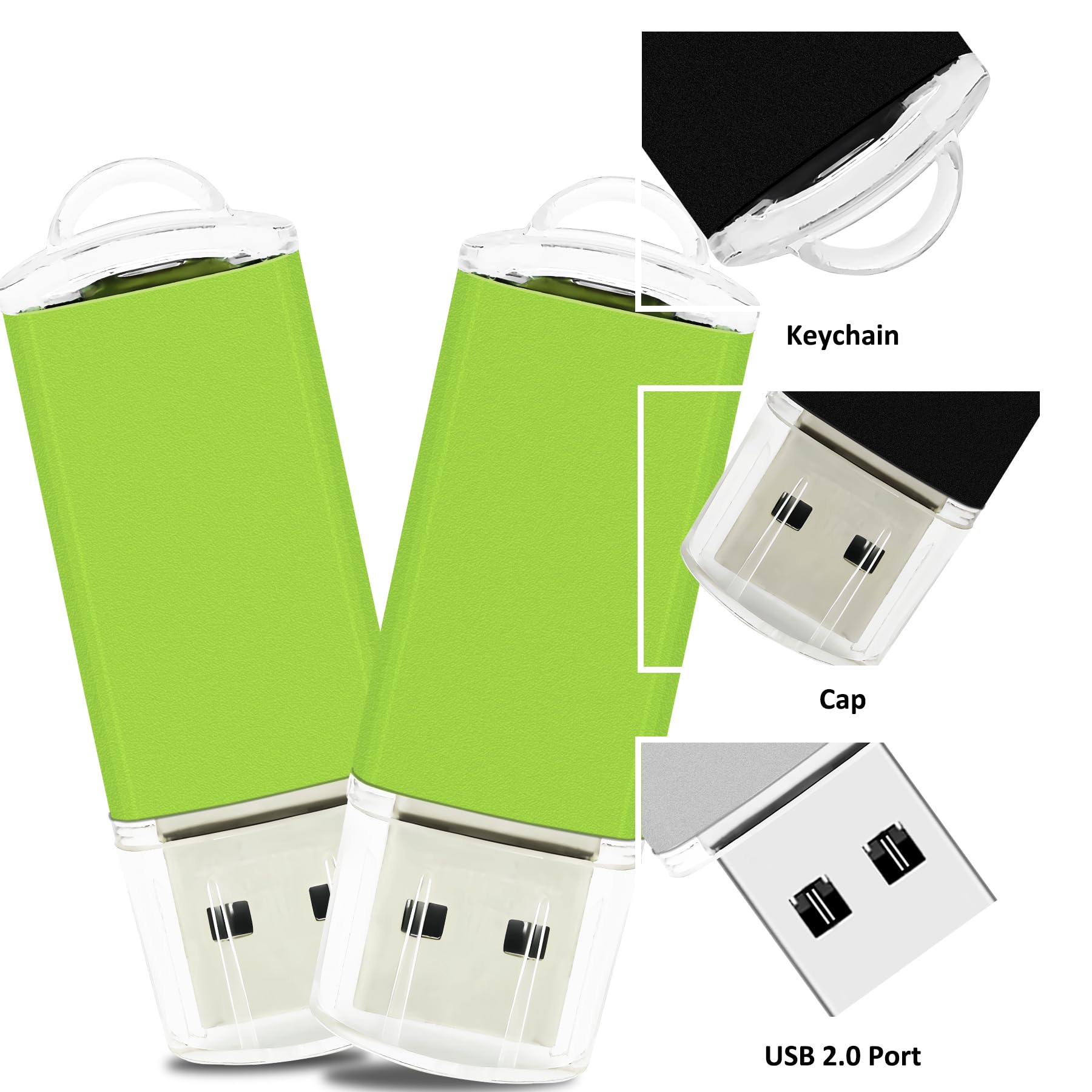 Usb Memory Stick 4Gb Usb Flash Drive 20 Pack, Nicepicten Usb Drive Thumb Drive Bulk 4Gb Zip Drive Usb Jump Drives Multipack Pend