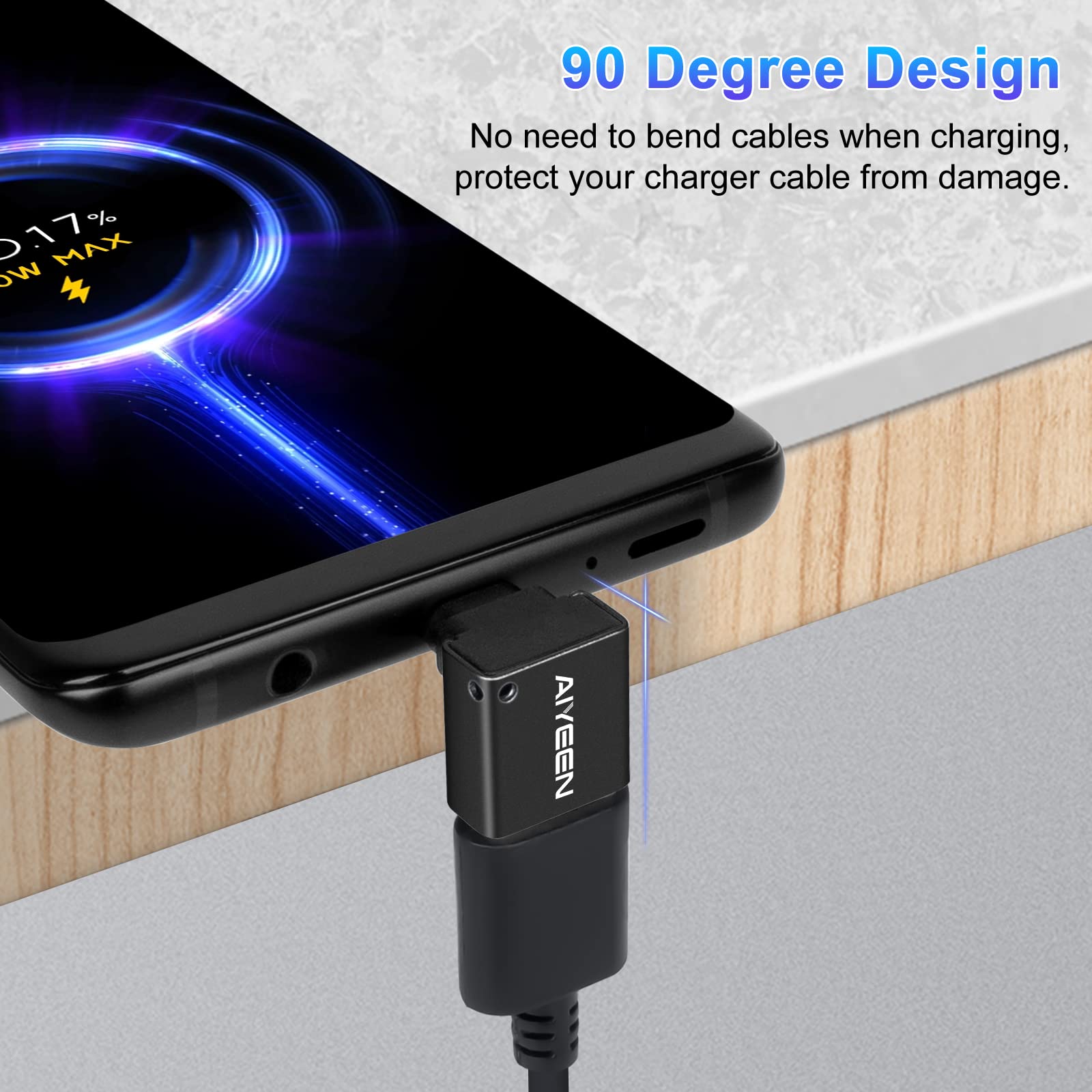 Usb C To Usb Adapter(2 Pack), 90 Degree Usb C Male To Usb 3.0 Female Adapter Otg Converter Compatible With Macbook Pro 2019/2018