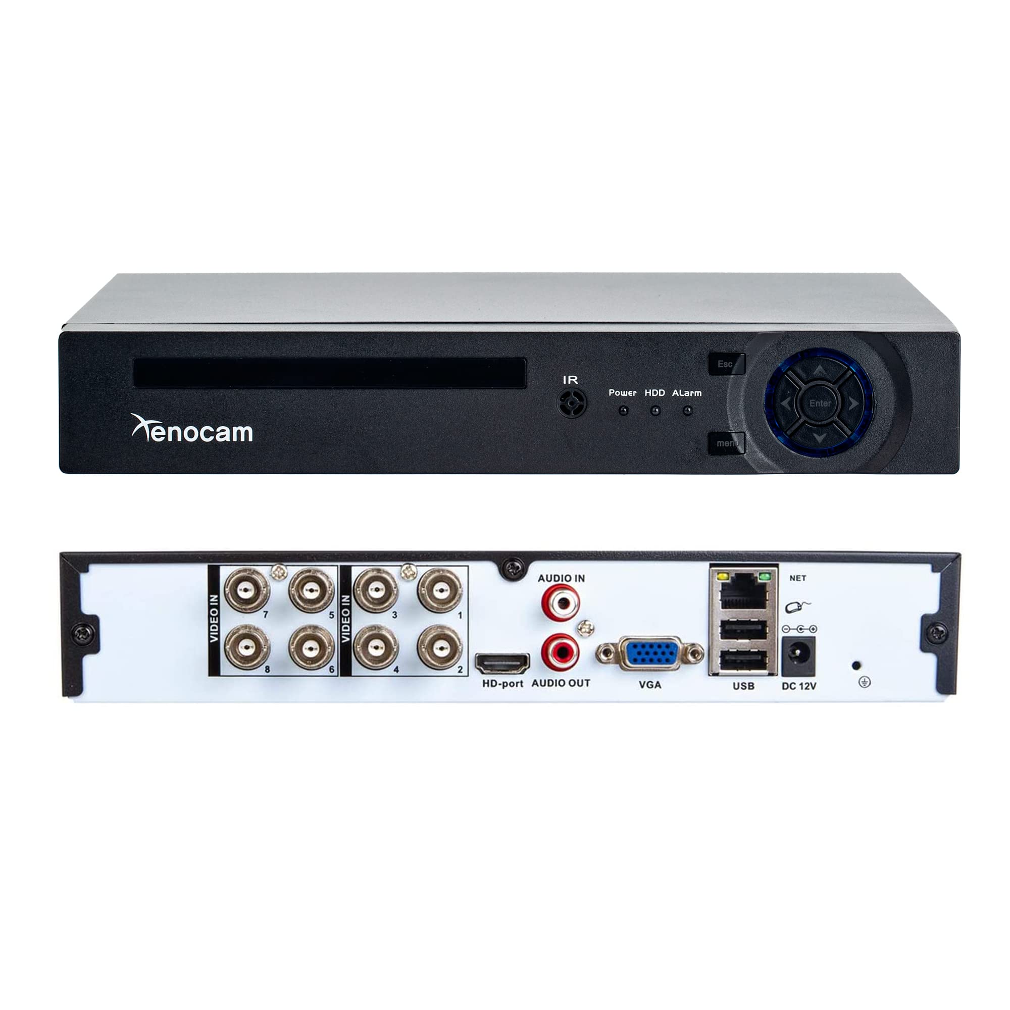 Xenocam 8Ch 1080N Hybrid 5 In 1 Ahd Dvr (1080P Nvr+1080N Ahd+960H Analog+Tvi+Cvi) Standalone Dvr Cctv Surveillance Security Syst