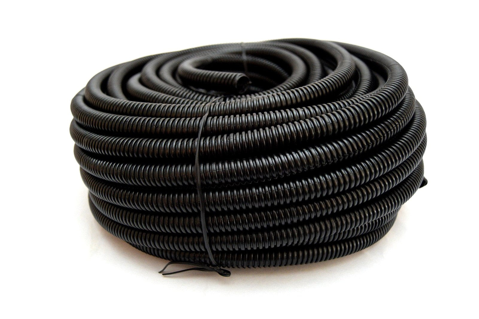 American Terminal Wire Loom Black 100' Feet 3/8' Split Tubing Hose Cover Auto Home Marine