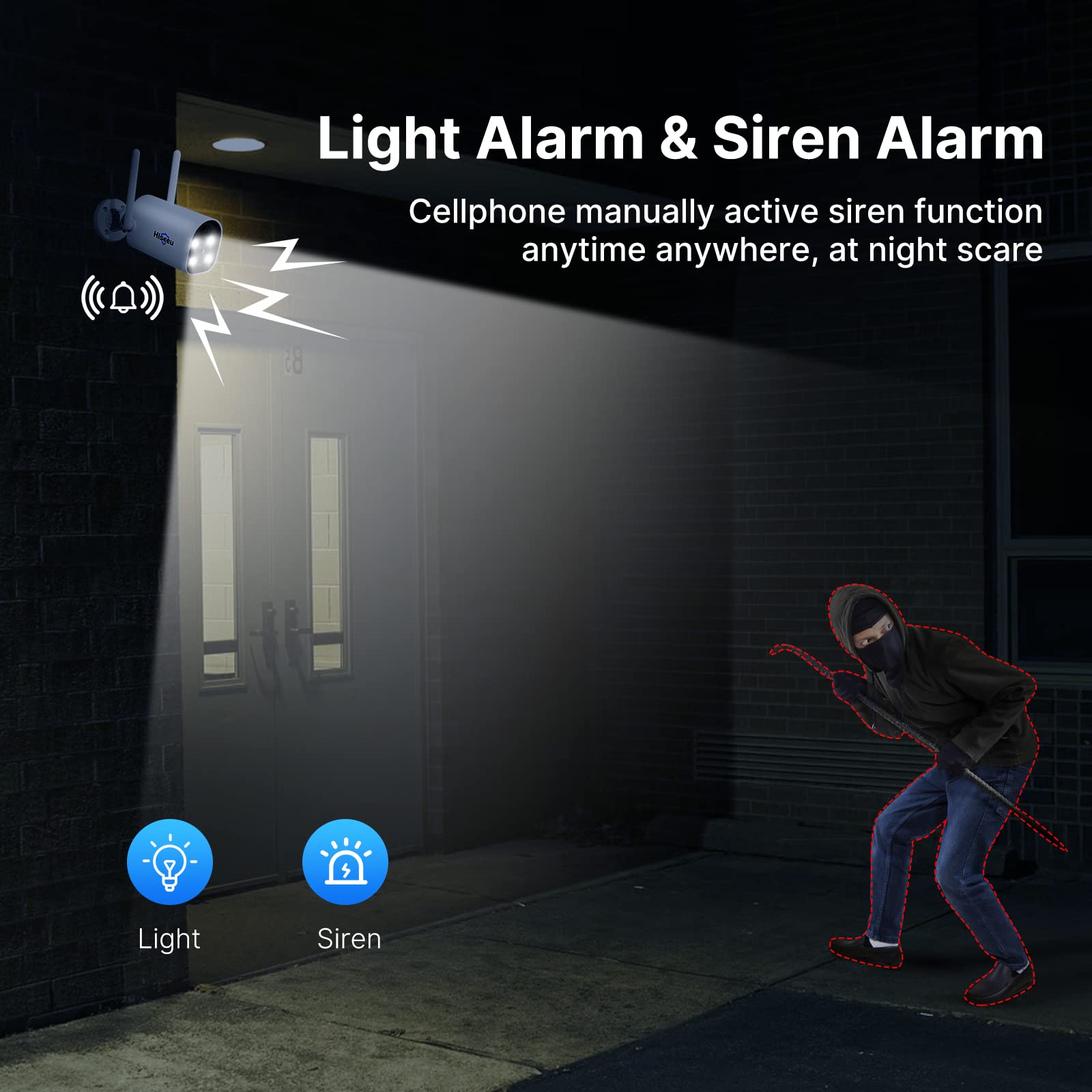 Hiseeu 10Ch 4K Nvr Wireless Security Camera System Outdoor Indoor, Ai Human Detection, 2 Way Audio, 4Mp Solar Powered Cameras With Color Night Vision, Ip66 Waterproof, 1Tb Hard Drive Preinstalled