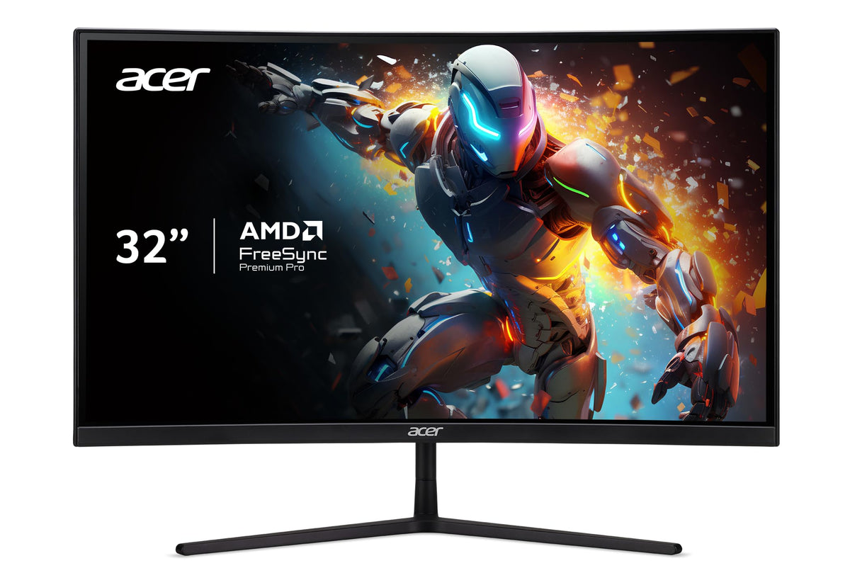 Acer Ei322Qur Pbmiippx 31.5'' 1500R Curved Wqhd 2560 X 1440 Gaming Monitor | Amd Freesync Premium Pro Up To 165Hz Refresh Rate 1