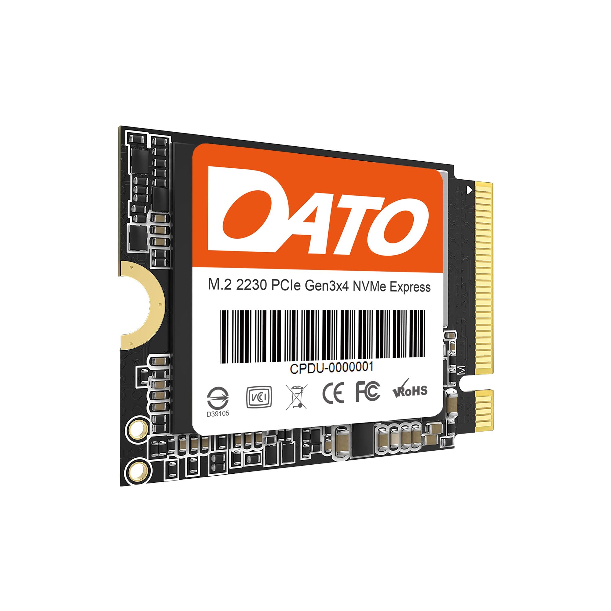Dato 512Gb Ssd M.2 2230, Nvme 1.3 Pcie Gen3X4, Internal Solid State Drive, Up To 2500/1800 Mb/S, Dp330 Series