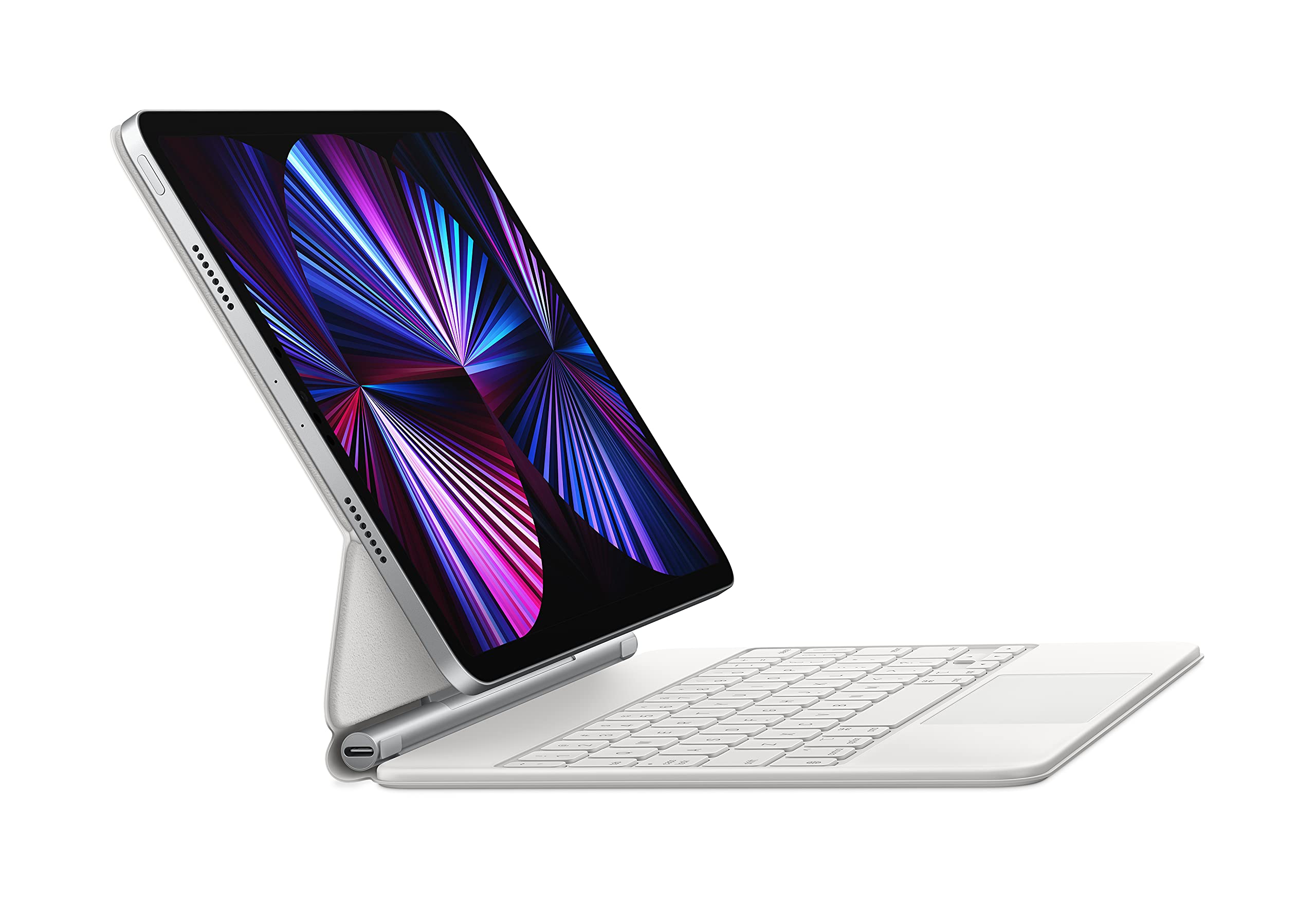 Apple Magic Keyboard: iPad Keyboard case for iPad Pro 11 inch (1st, 2nd, 3rd, 4th gen) and iPad Air (4th, 5th gen, and M2), Great Typing Experience, Built in trackpad, US English   White