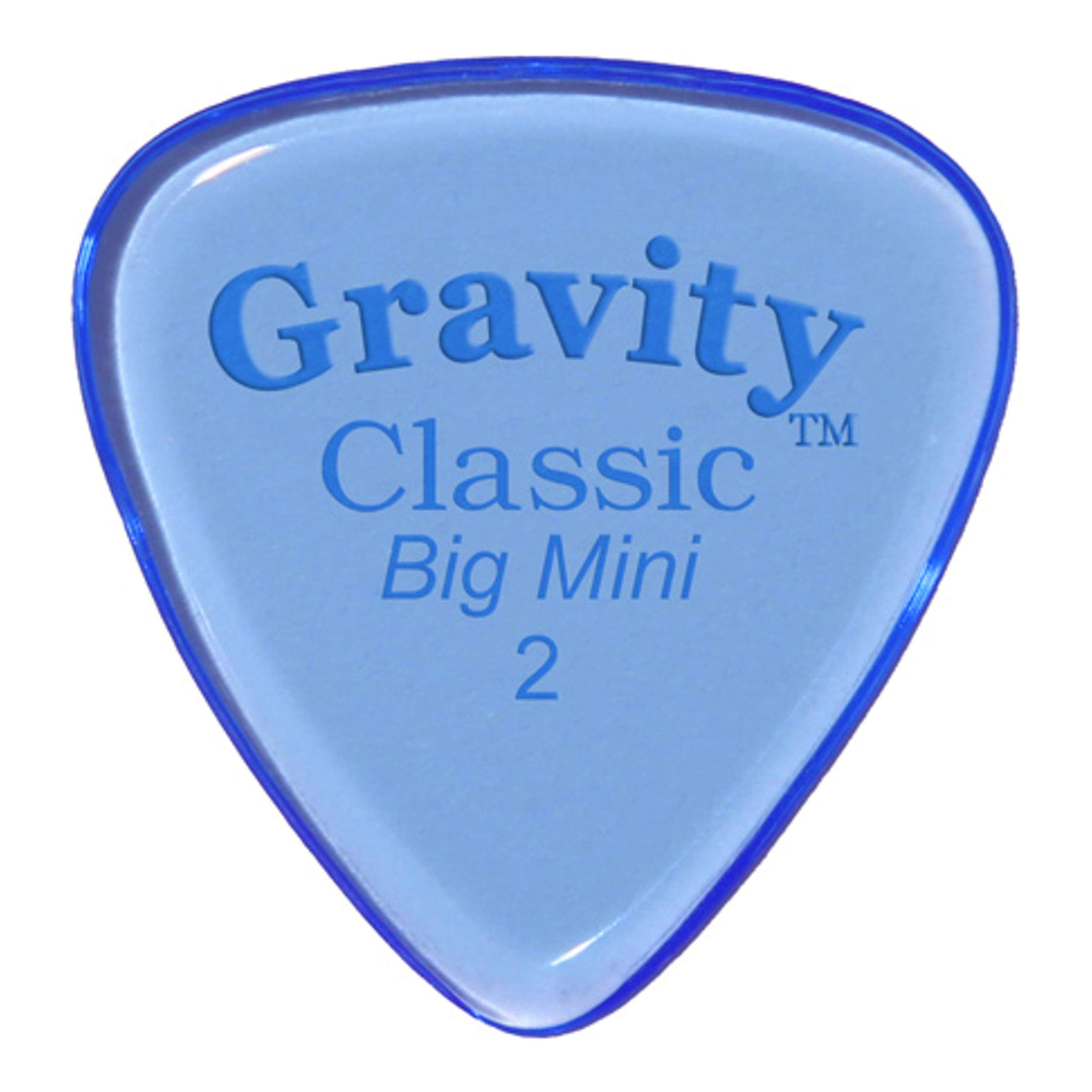 Gravity Picks Classic Guitar Pick   Made Of Acrylic Material   Polished By Professionals   Better Grip To Avoid Slippage   2.0Mm