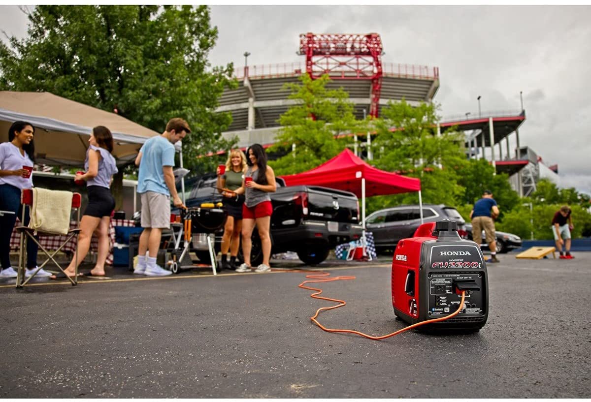 Honda 664240 Eu2200I 2200 Watt Portable Inverter Generator With Co Minder