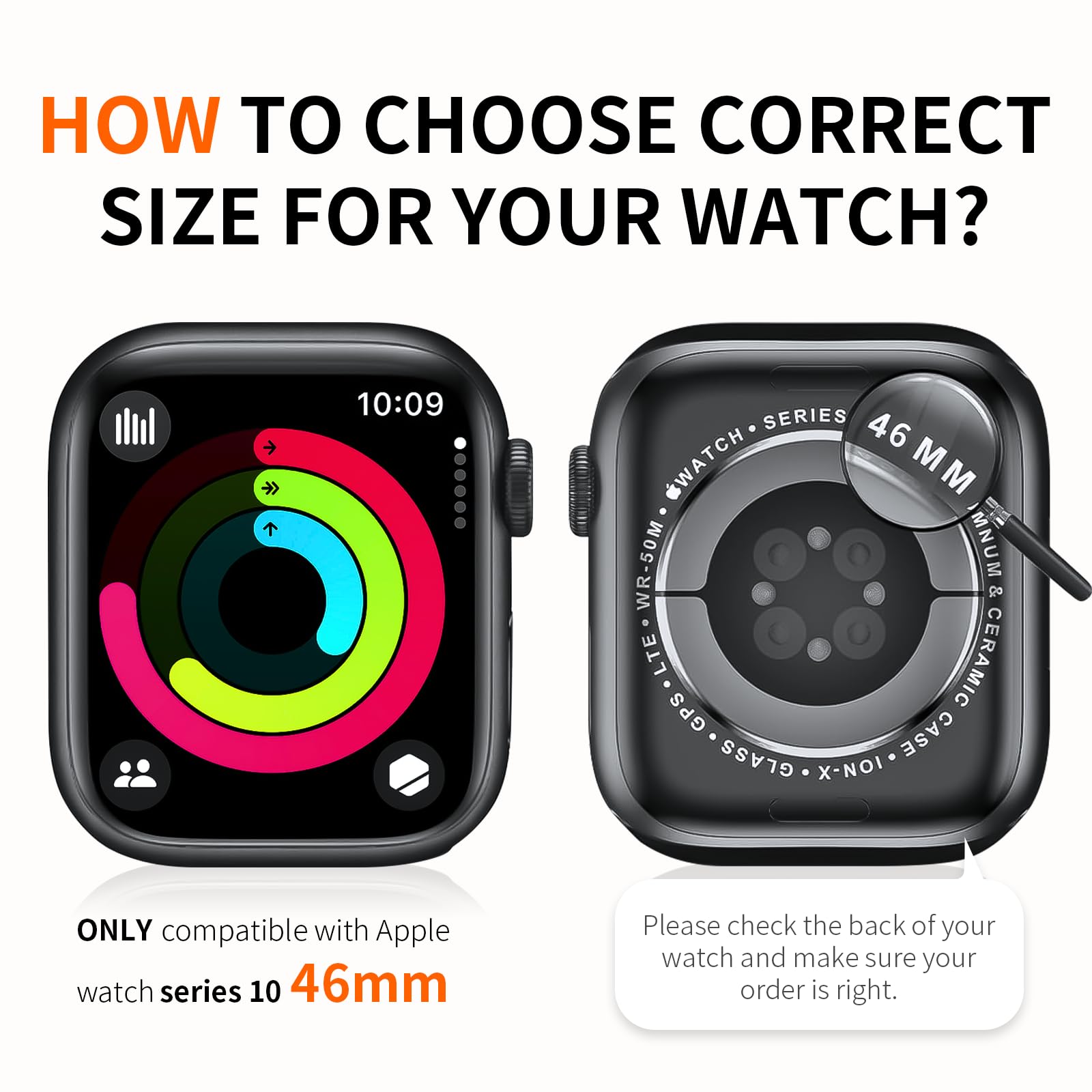 Hasdon [12 Pack Case Compatible With Apple Watch Series 10 46Mm With Tempered Glass Screen Protector, Full Coverage Bumper Hard