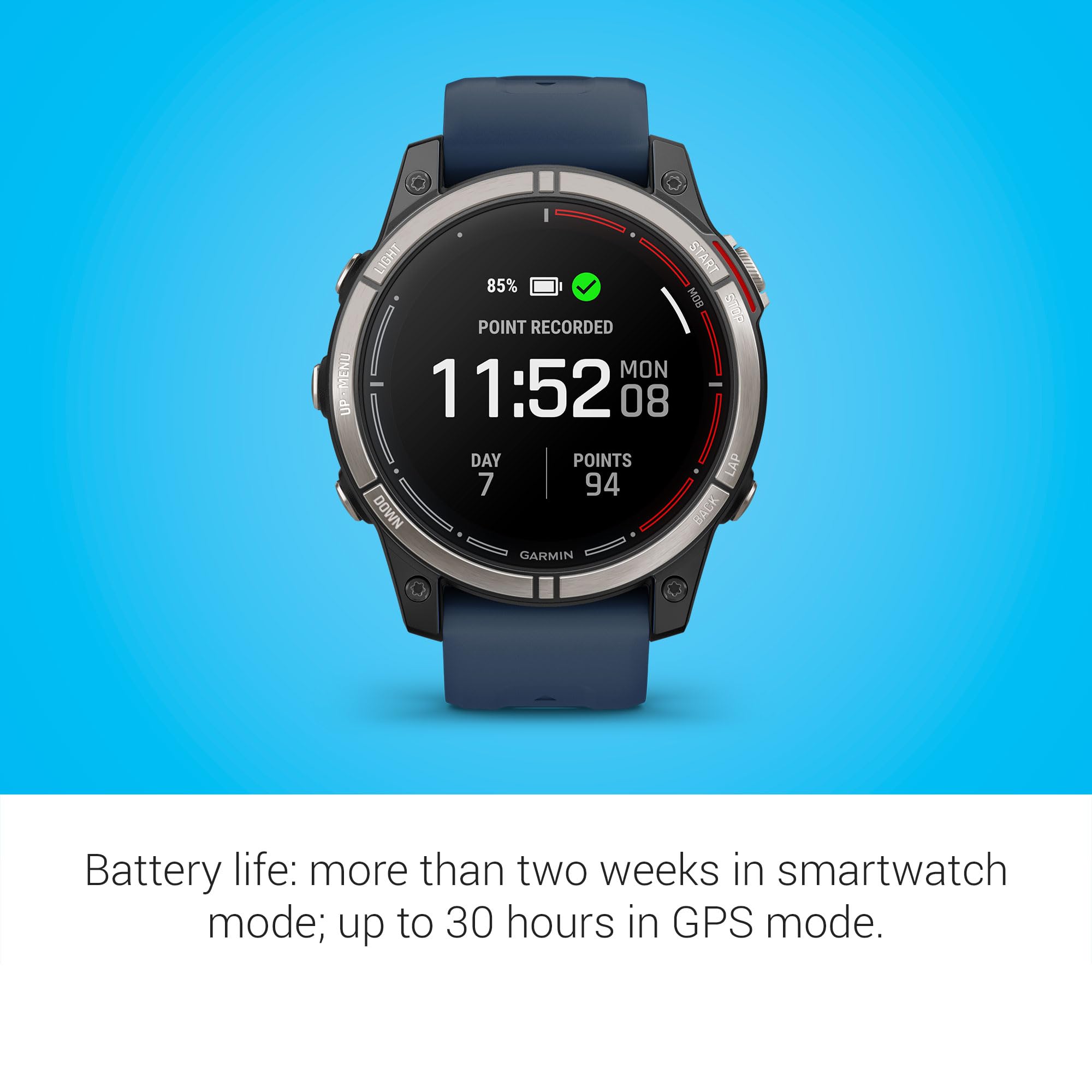 Garmin Quatix 7 Pro Premium Gps Marine Smartwatch With Amoled Display, Led Flashlight, Sailing And Watersport Activities, Fish F,WBEEAB0CLVQ3P1M