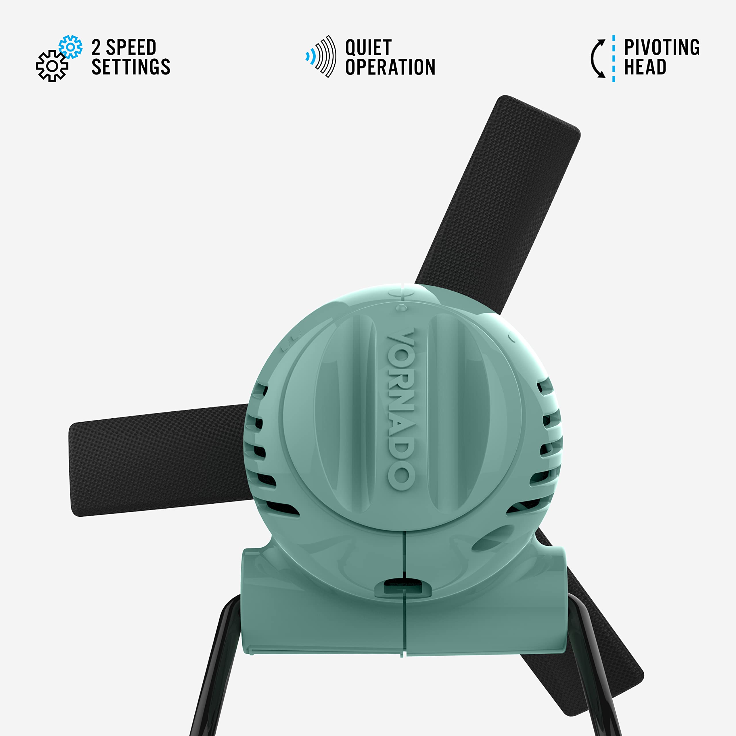 Vornado Zippi Small Personal Fan For Desk, Nightstand, Tabletop, Travel