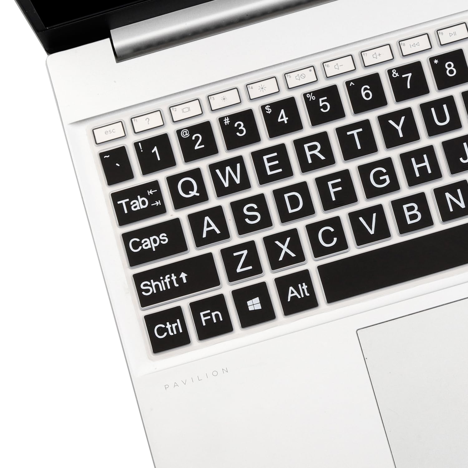 Large Print Keyboard Cover For 2024 2023 Hp Laptop 17 Cn 17 Cp, Hp Essential Laptop 17T 17.3 17Z Cp000/Cp300/Cp200 17T Cn300/Cn2