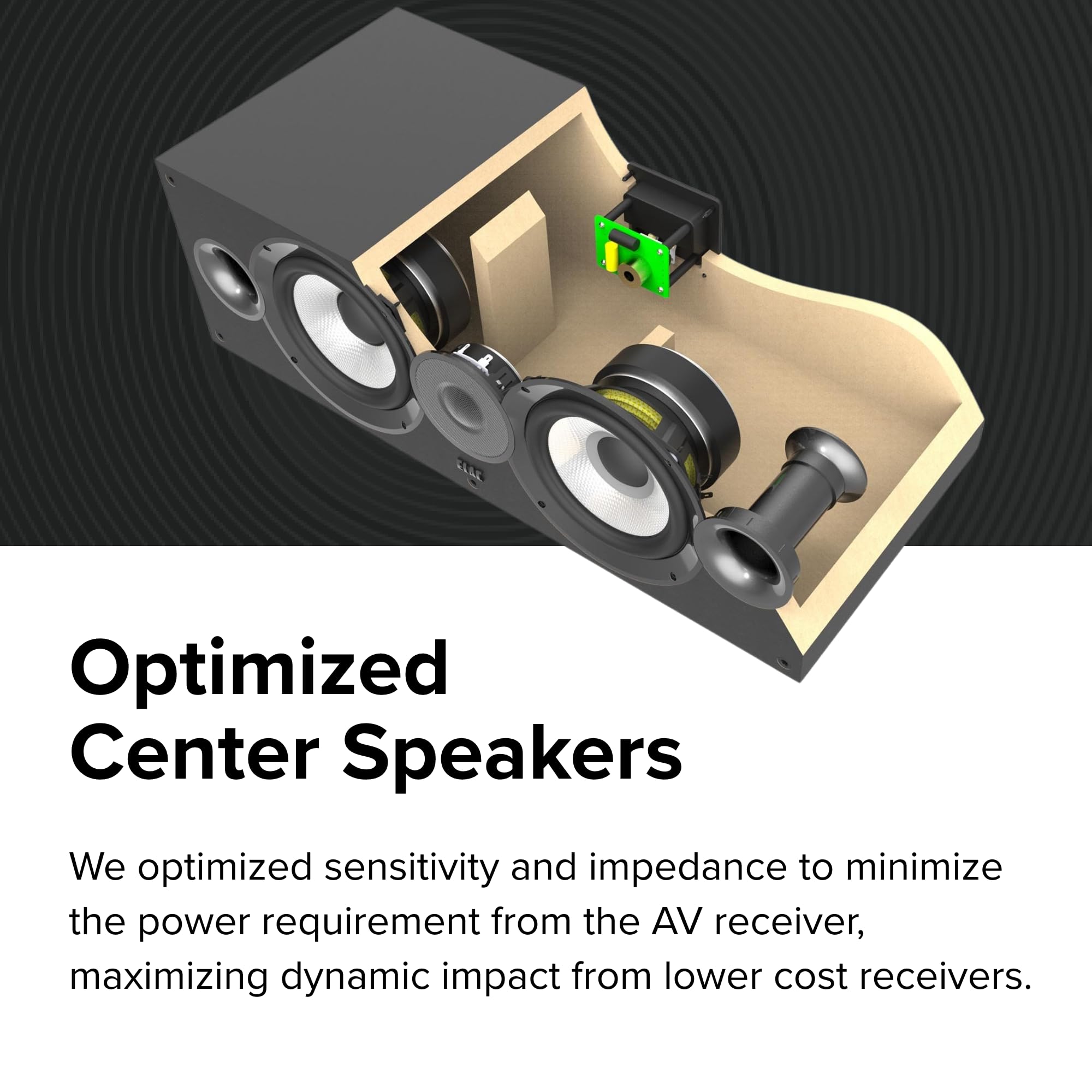 Elac Debut 2.0 A4.2 Dolby Atmos Module Speakers, Black (Pair)   Concentric Driver With 0.5       Polymer Tweeter & 4       Arami