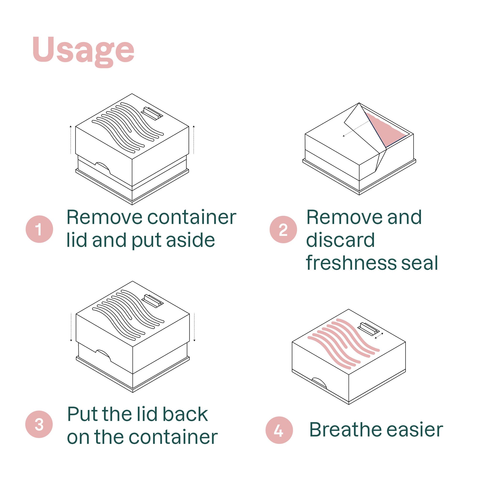 Attitude Baby Air Purifier, Activated Carbon Freshener, Odor Remover, Plant And Mineral-Based, Vegan, Good Night, 8 Ounces