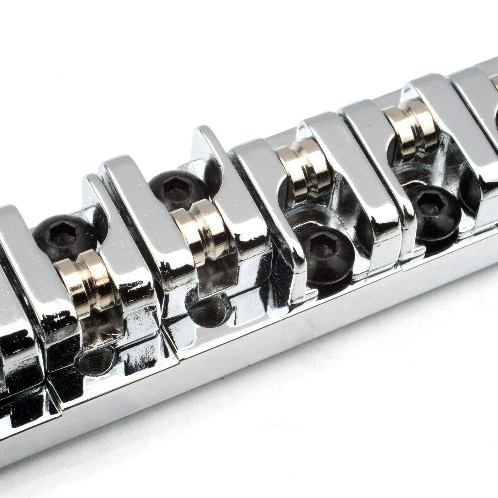 Locking Roller Bridge For Epiphone Les Paul Guitar  Chrome