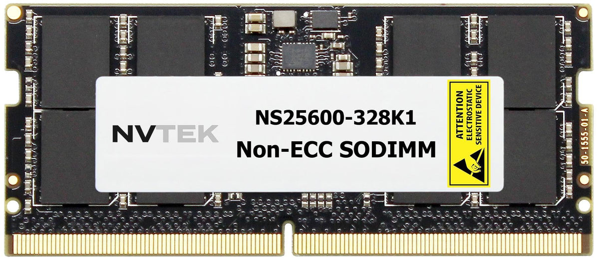 Nvtek 32Gb (1X32Gb) Ddr4 3200Mhz Pc4-25600 2Rx8 1.2V 260-Pin Non-Ecc Sodimm Laptop Pc Computer Memory
