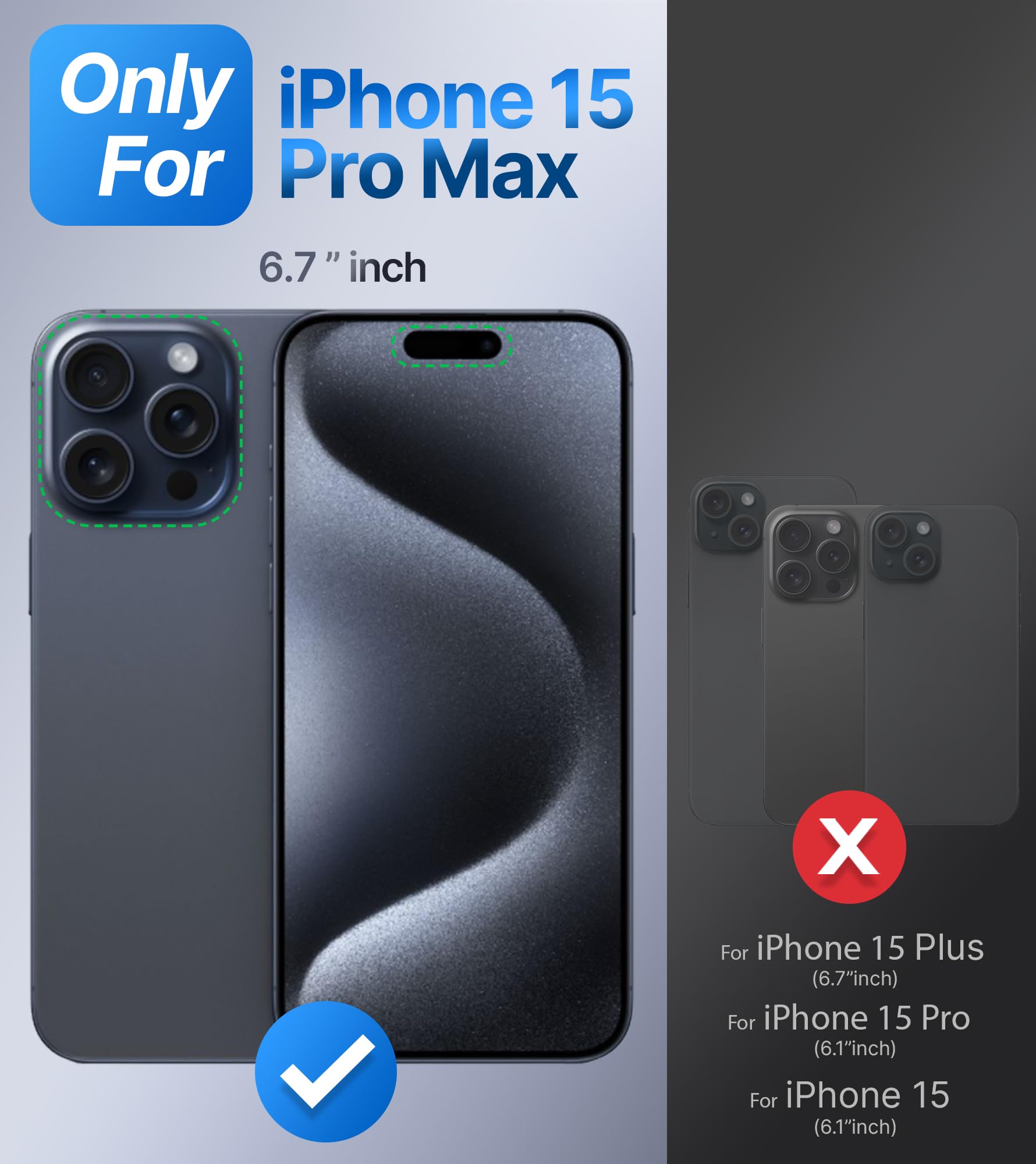 Shields Up For Iphone 15 Pro Max Case With Stand, Phone Case With Double Ring Holder [Adjustable & Foldable] Protective Transluc