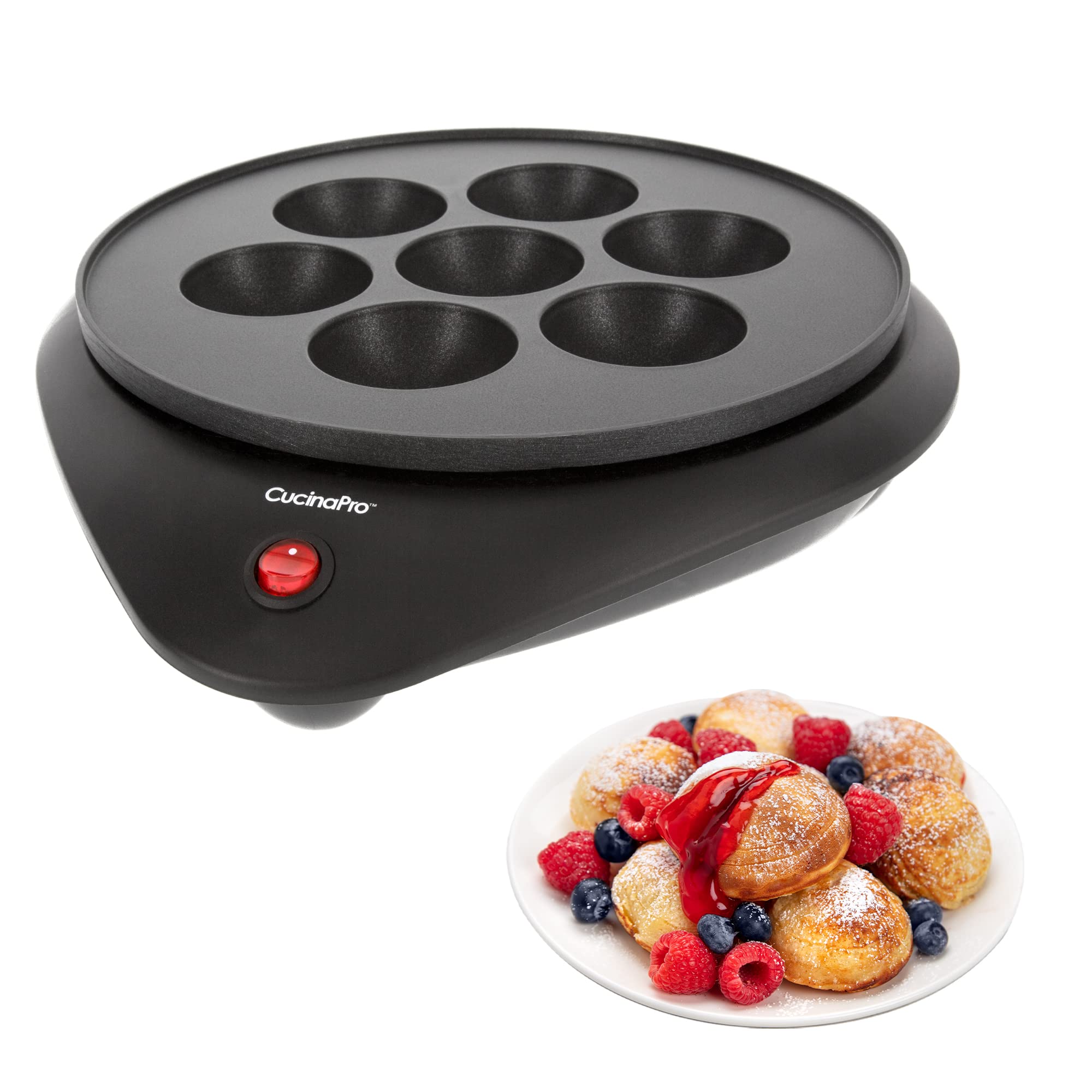 Ebelskiver Maker   Electric Non Stick Baker For Making Takoyaki Ebelskiver Plus Octopus Balls, Aebleskivers, Donut Holes And Cak
