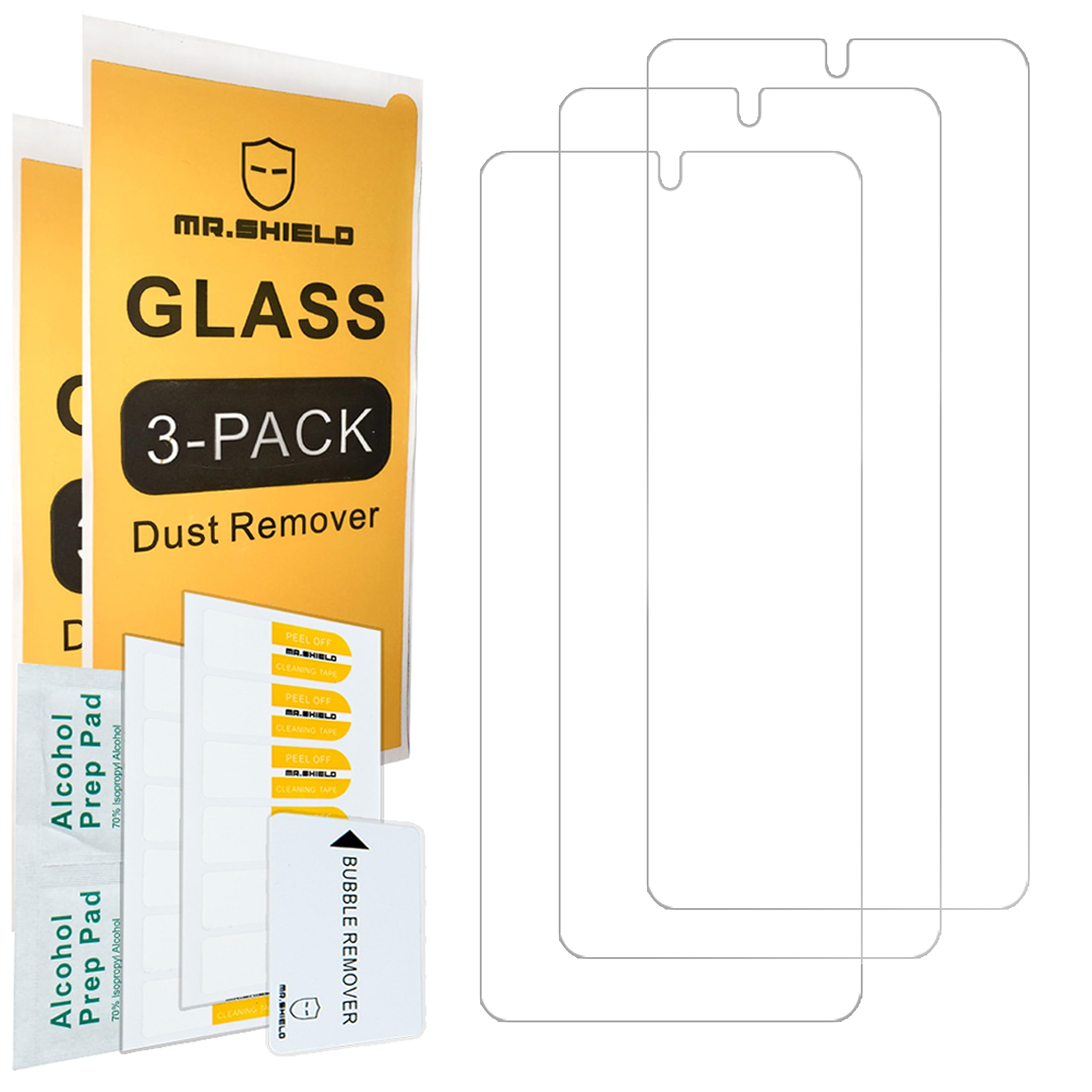 3 Pack] Mrshield Designed For Samsung Galaxy A71 5G  Galaxy A71 5G Uw Tempered Glass] Japan Glass With 9H Hardness] Screen Prote