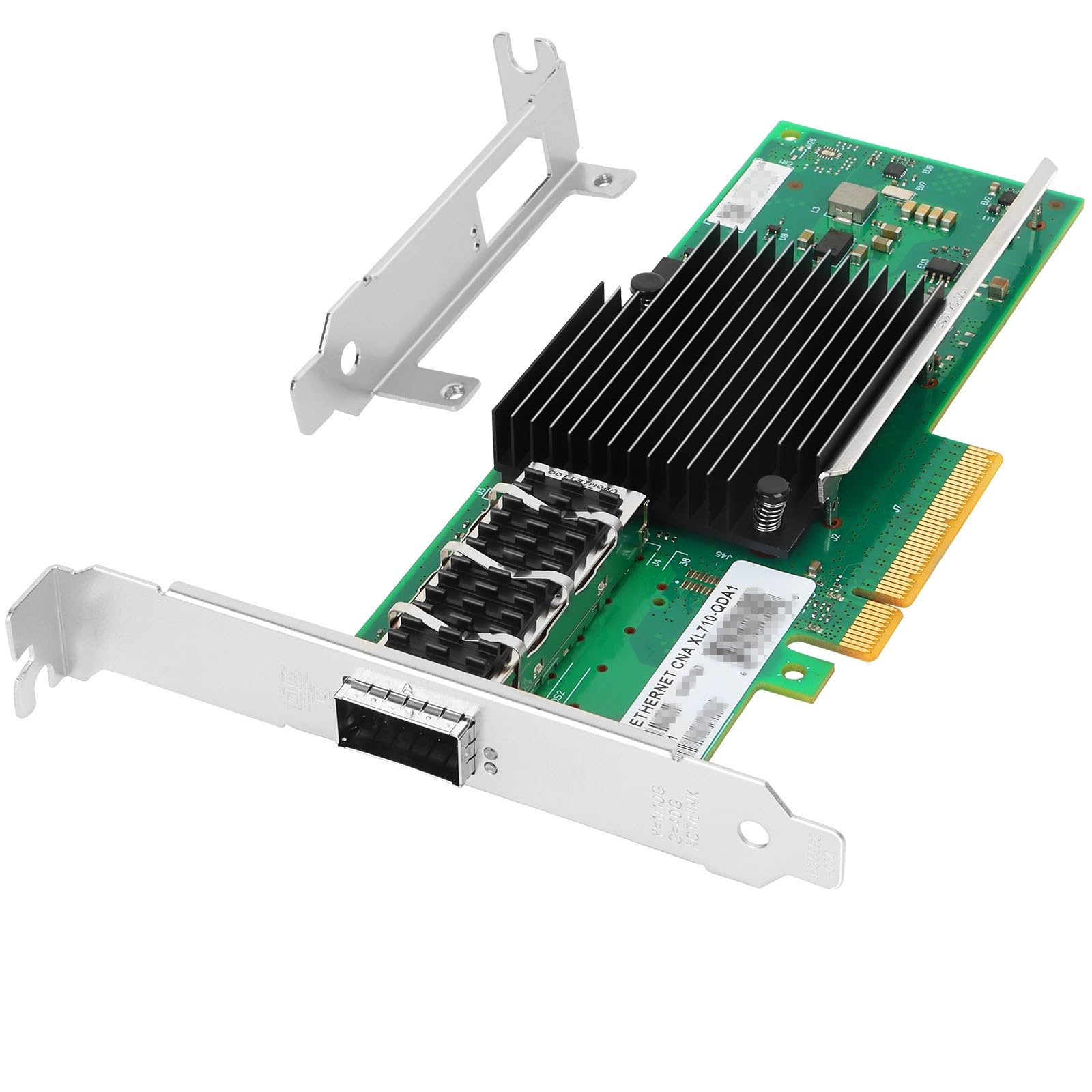40Gbe Converged Network Adapter (Nic), Pci Express 3.0 X8 Low Profile   40 Gigabit Single Port Qsfp, With Intel Xl710 Am1 Contro