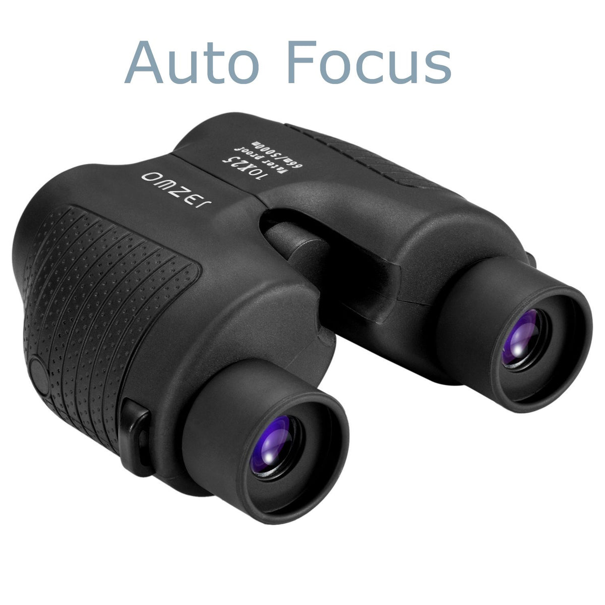 Omzer 10X25 Automatic Fixed-Focus Binocular With Low Light Night Vision,High Power Waterproof Compact Auto Focus Binoculars Fit 