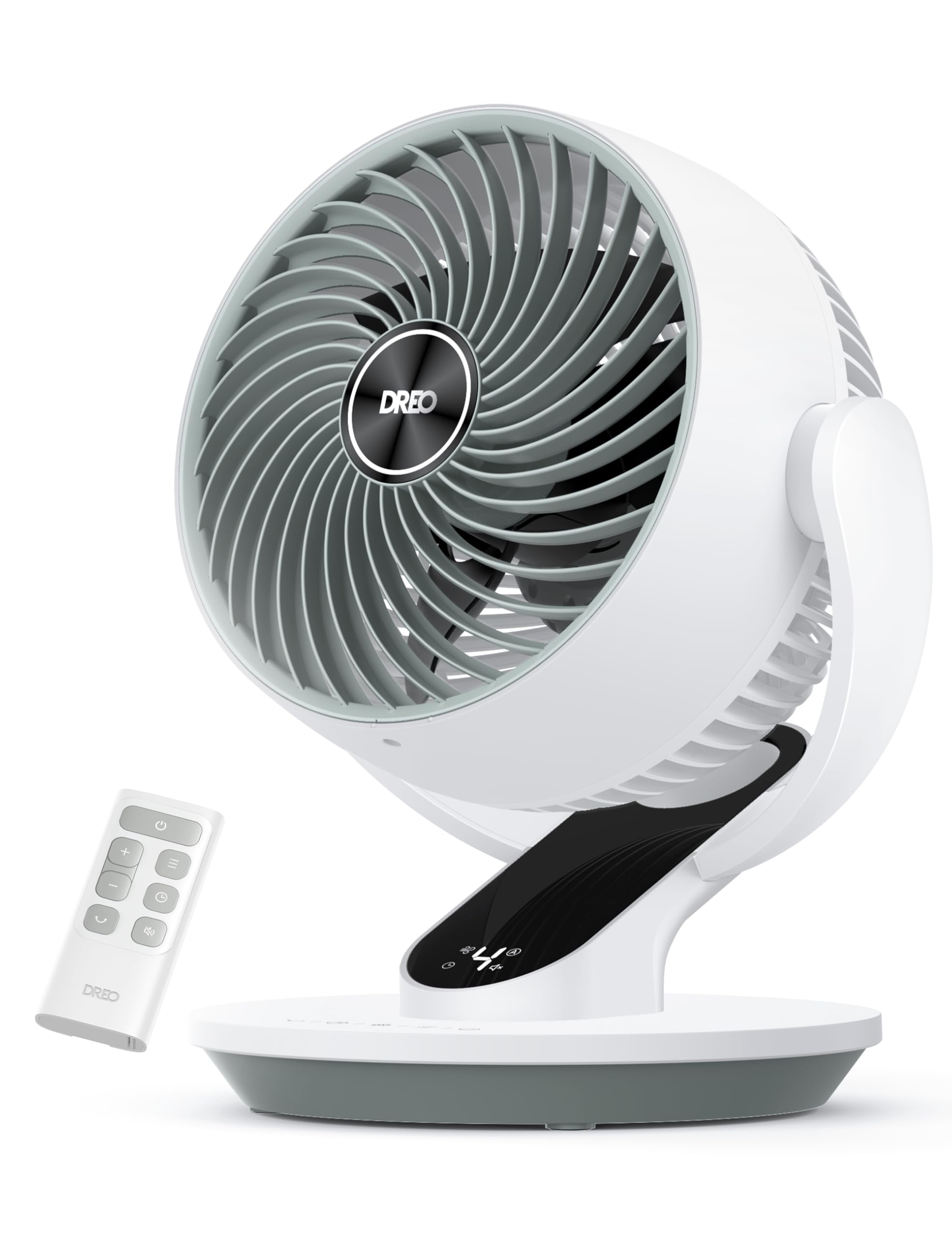 DREO Oscillating Fan for Bedroom, 13 Inch Quiet Table Fans for Home Whole Room, 70ft Powerful Airflow, Desk Air Circulator Fan w