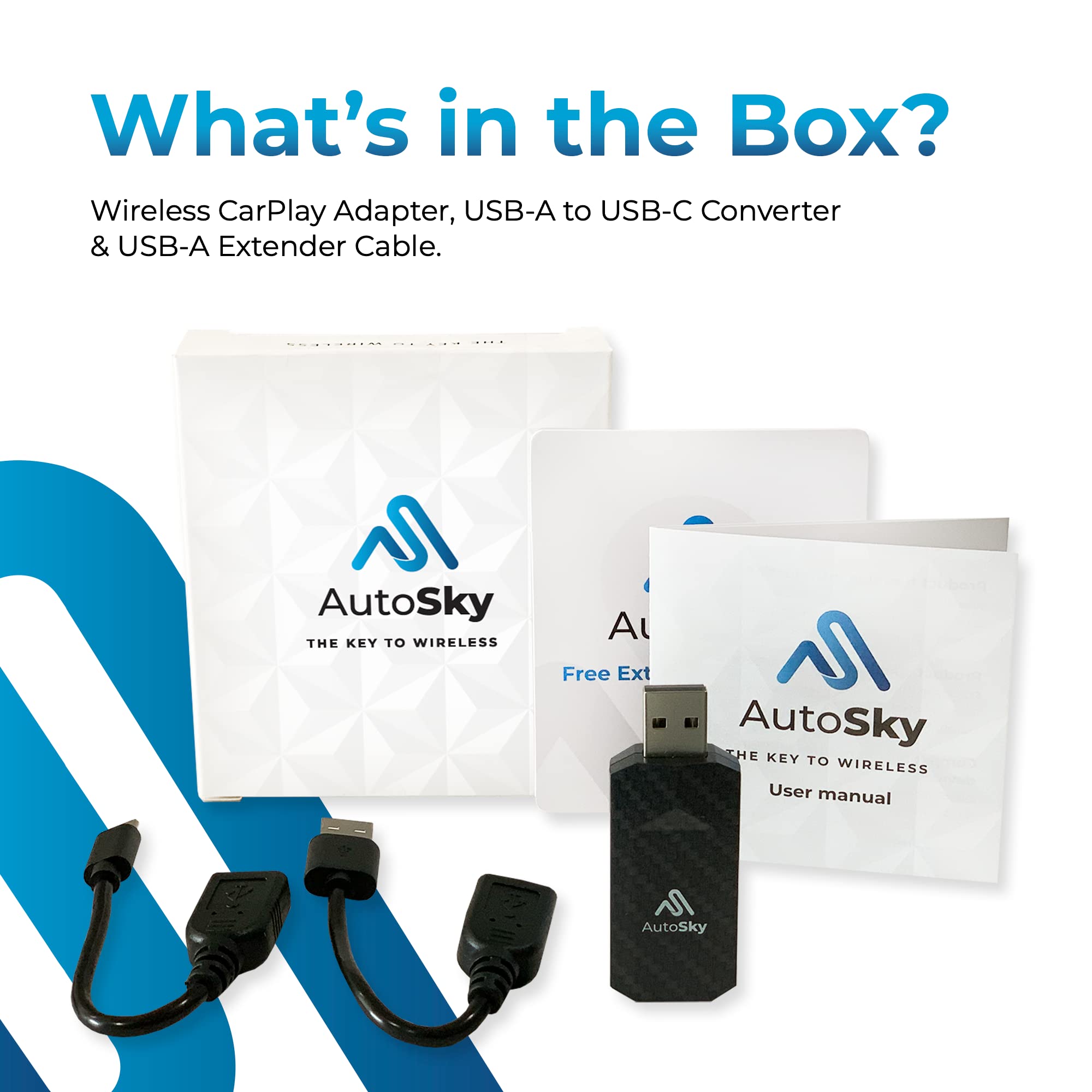 Wireless Carplay Adapter 2023 Pro Slim Edition   Smallest Newest And Fastest Wireless Carplay Adapter   Autosky   Factory Wired