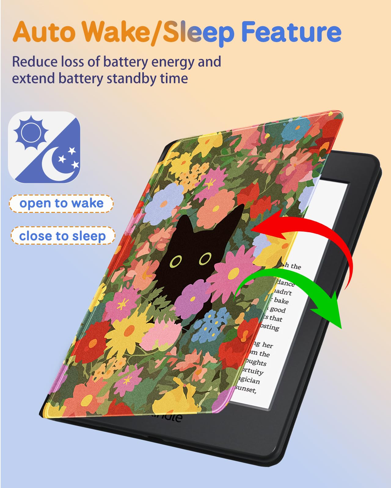 Kidcube For Kindle Paperwhite 11Th Generation Case 6.8 Inch 2021/Paperwhite Signature Edition Case Women Girls Kids Cute Kawaii