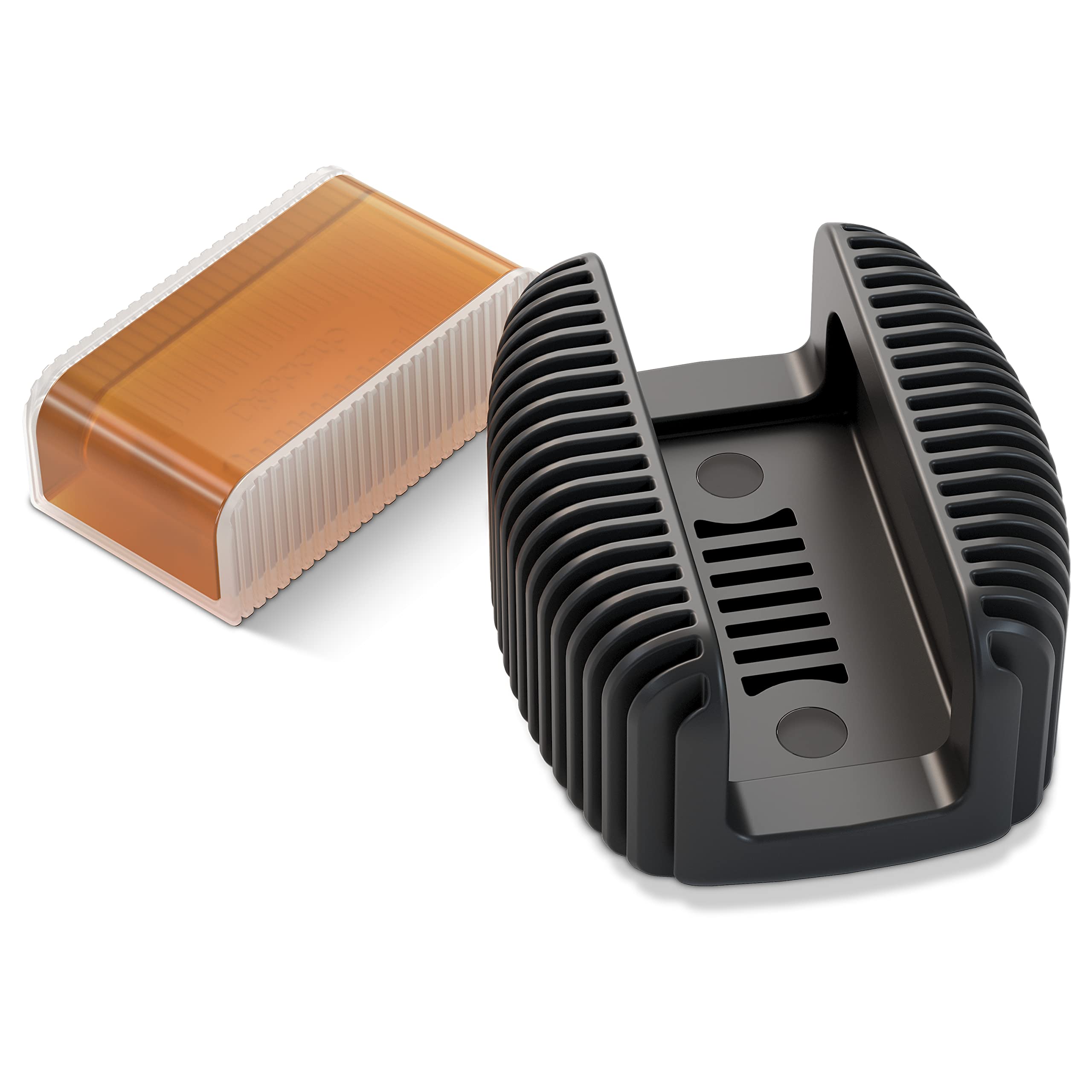 D'Addario Violin Rosin Guard With Light Rosin   Rosin For Violin, Cello, Viola, Double Bass   Shock Absorbent   Magnetic Attachm