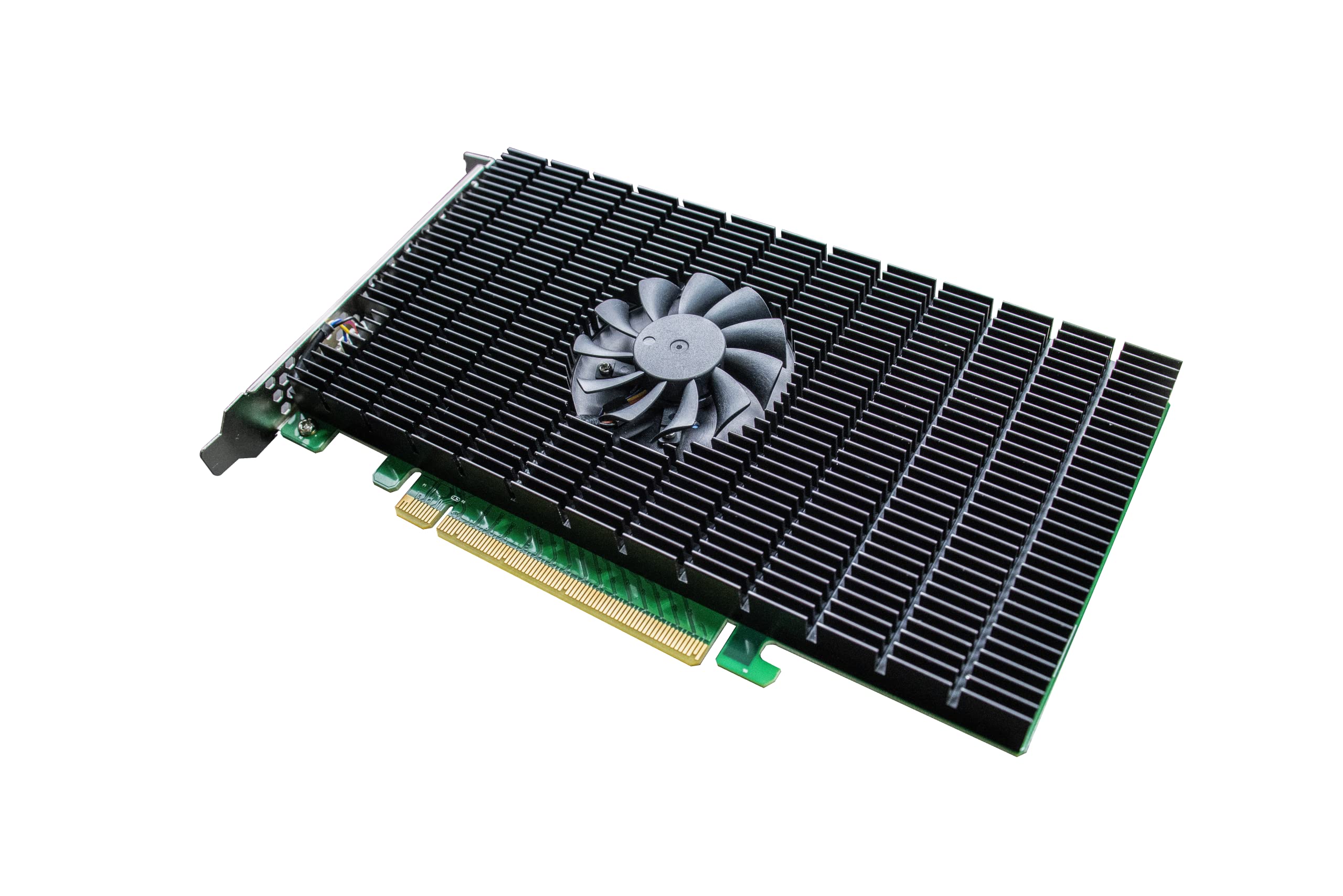 Highpoint 4 Port M.2 Ssd7105 Pcie Gen3 Bootable Nvme Raid Controller For Windows & Linux Systems.