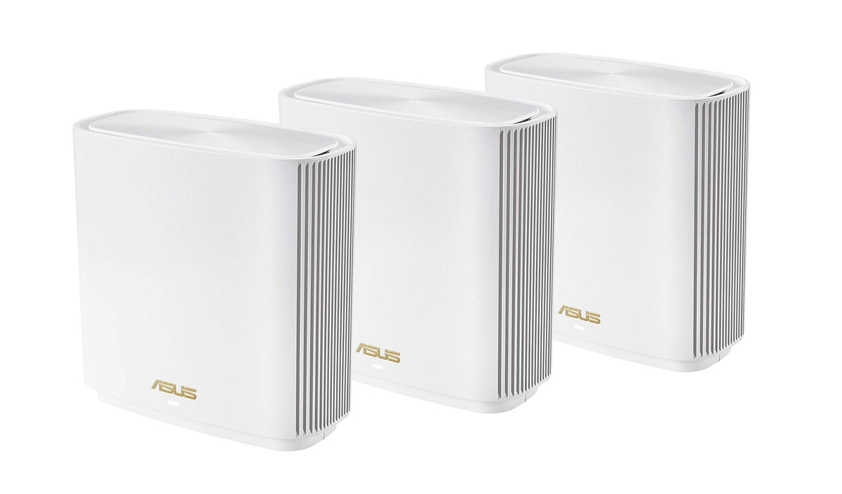 Asus Zenwifi Whole Home Tri Band Mesh Wifi 6E System (Et9 3Pk), Coverage Up To 7,800 Sq.Ft, 7800Mbps, New 6Ghz Band, Aimesh, Lif