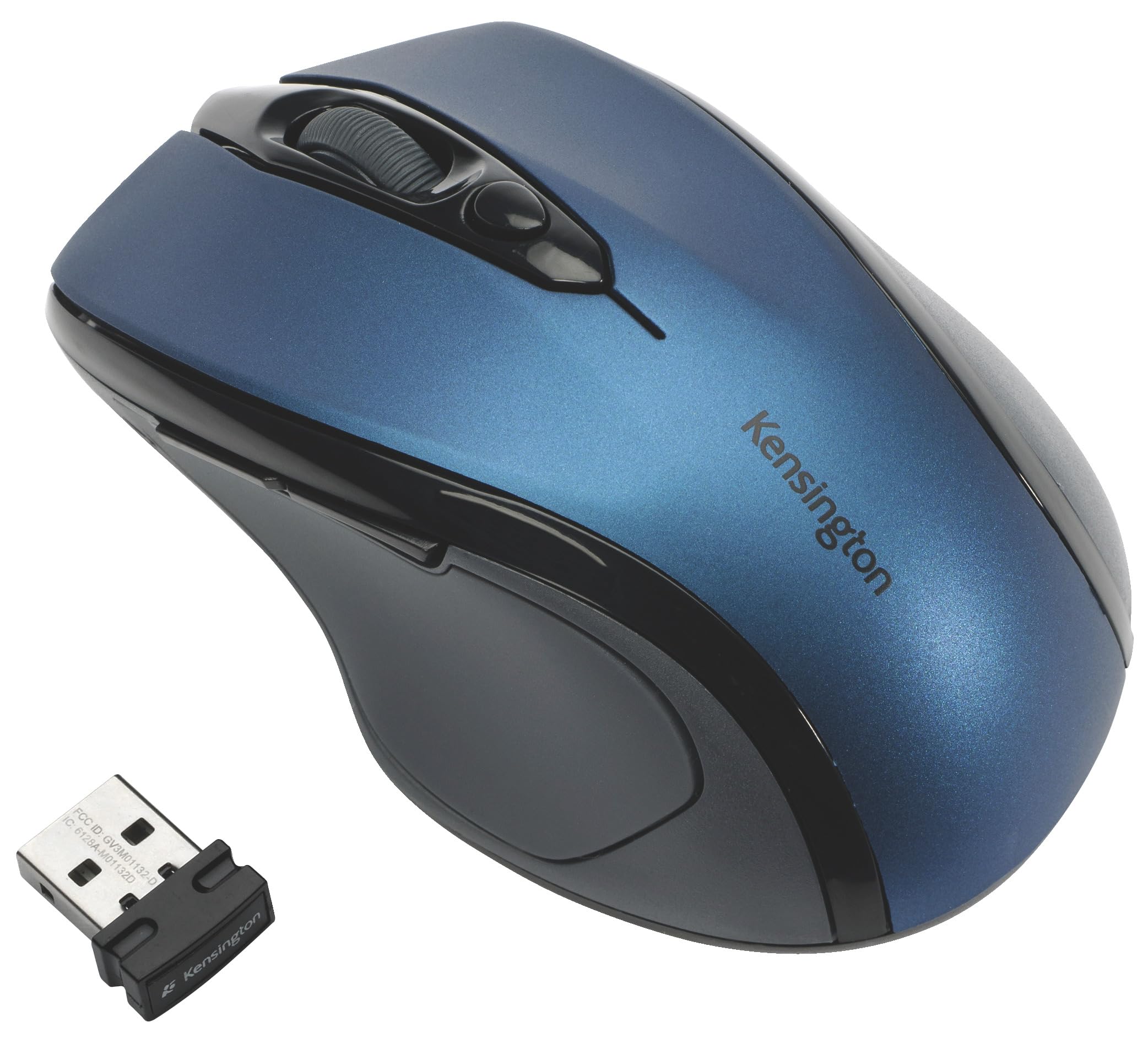 Kensington Pro Fit Mid Size Wireless Mouse, Sapphire Blue (K72421Am)