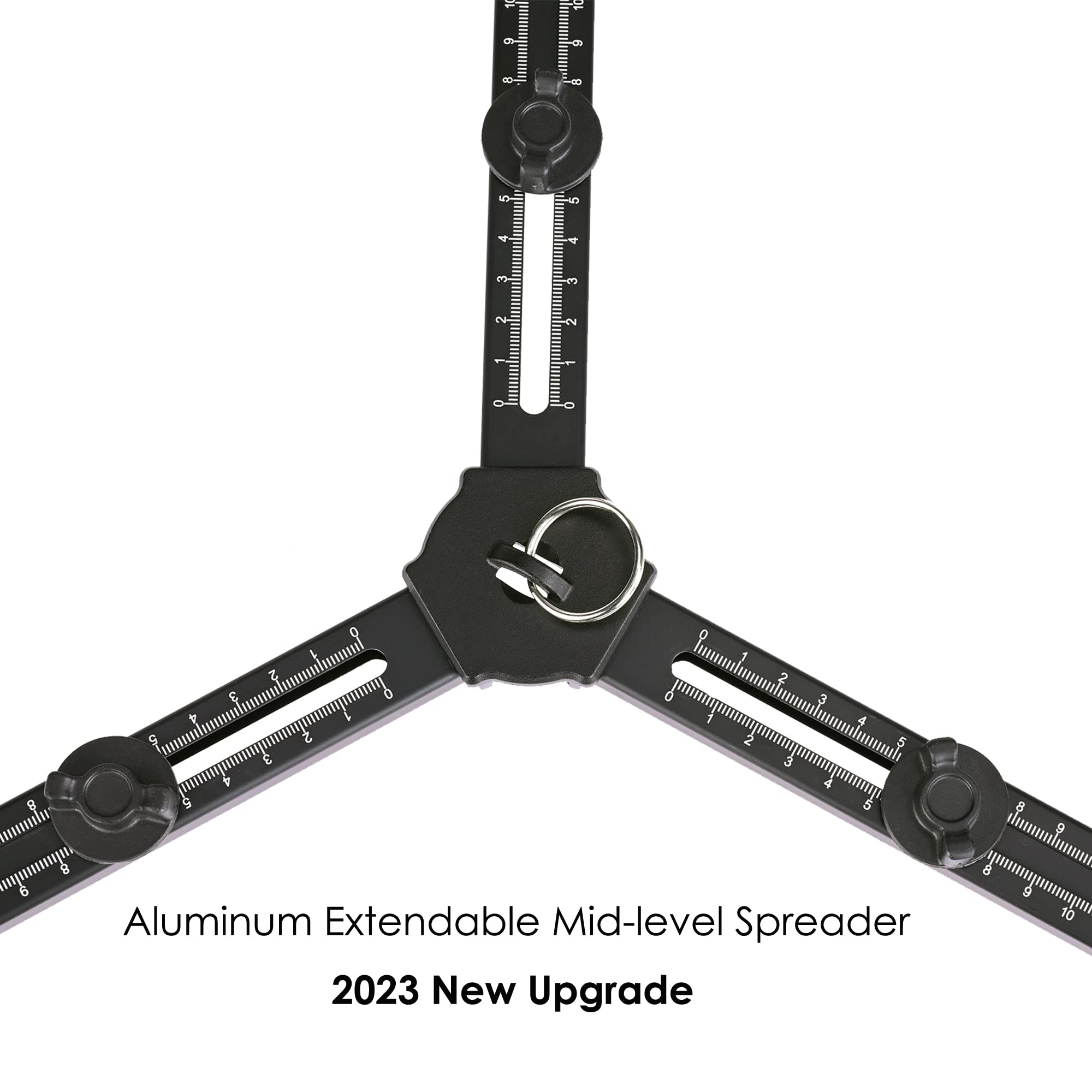 Magicline 70.9 Inch Heavy Duty Aluminum Video Camera Tripod With Fluid Head, 2 Pan Bar Handles,Extendable Mid Level Spreader, Ma